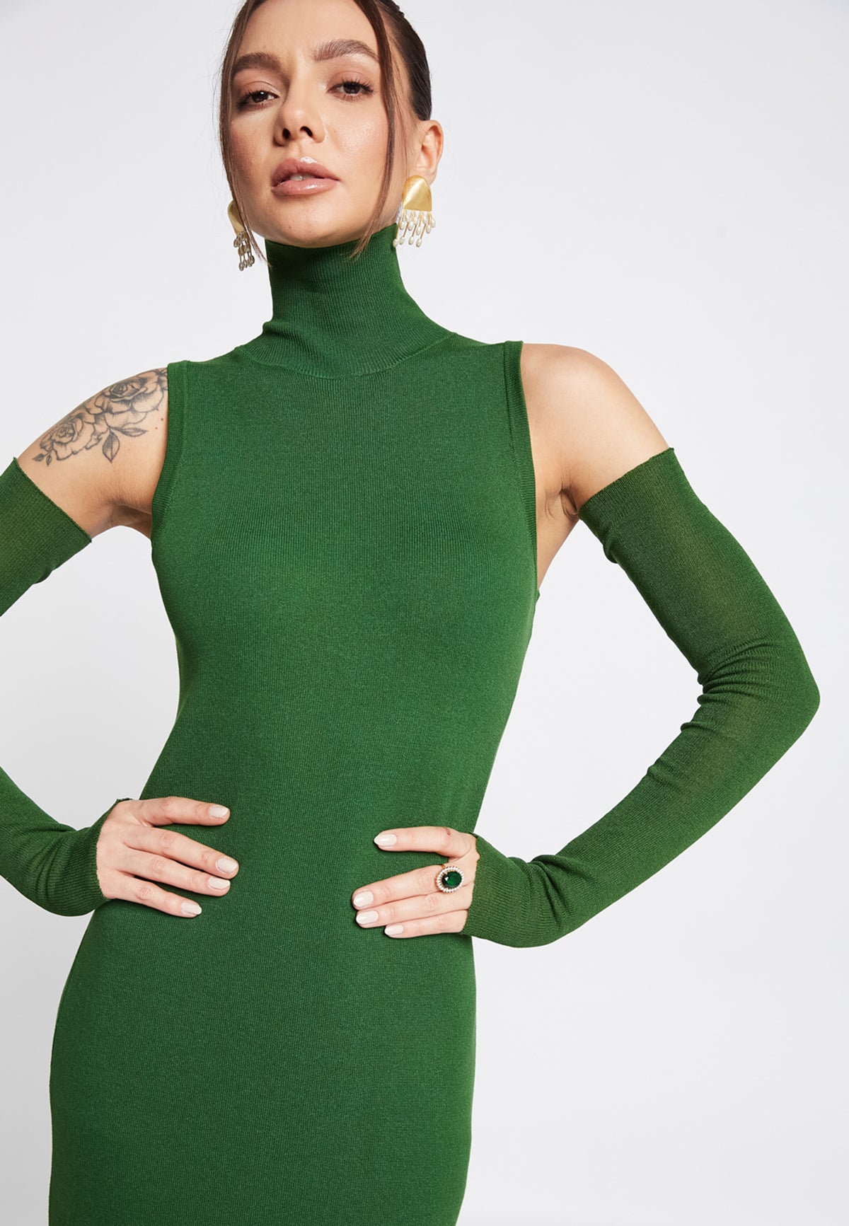 Robe verte Gigi