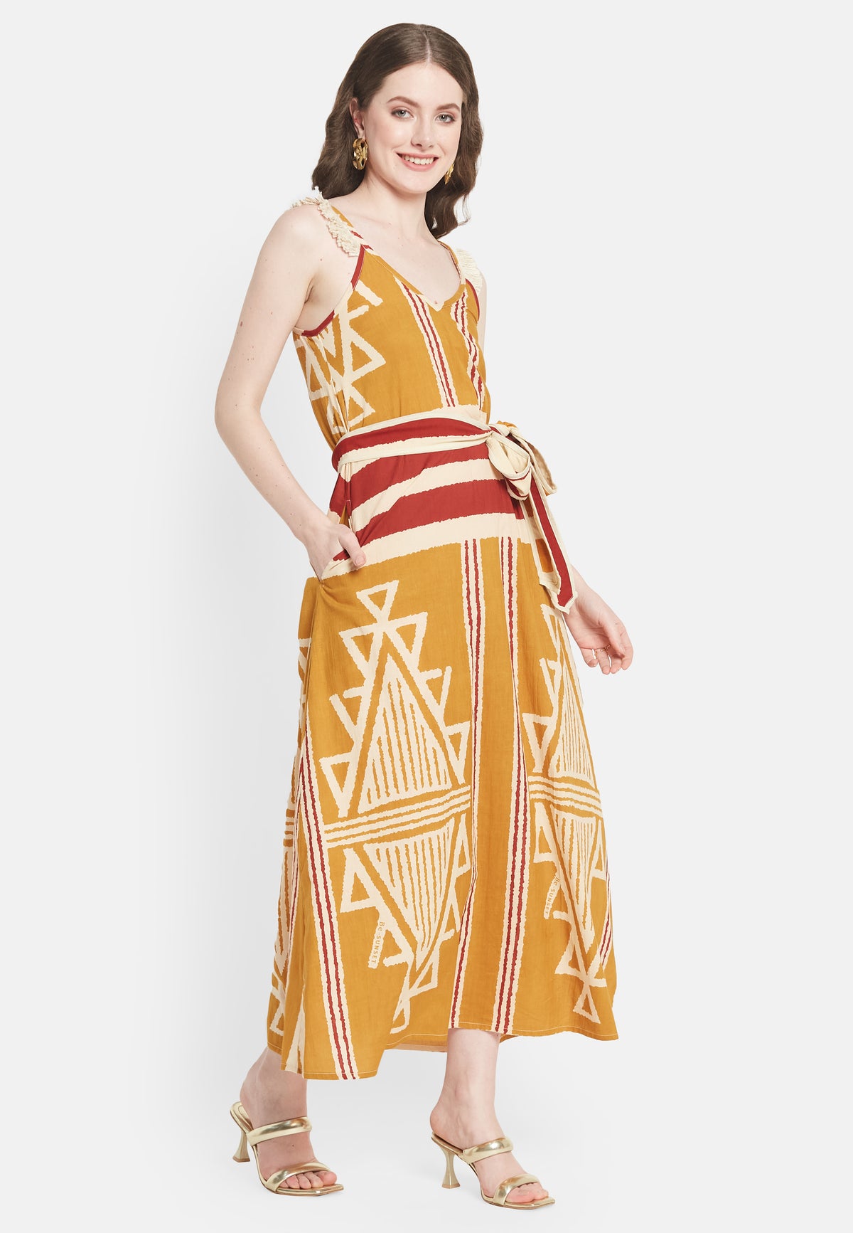 Serena Saffron Dress