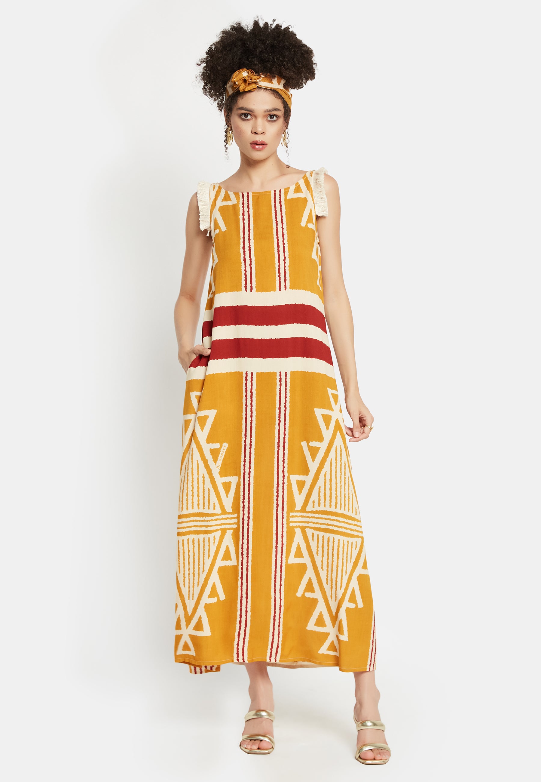 Stiloso Saffron Dress