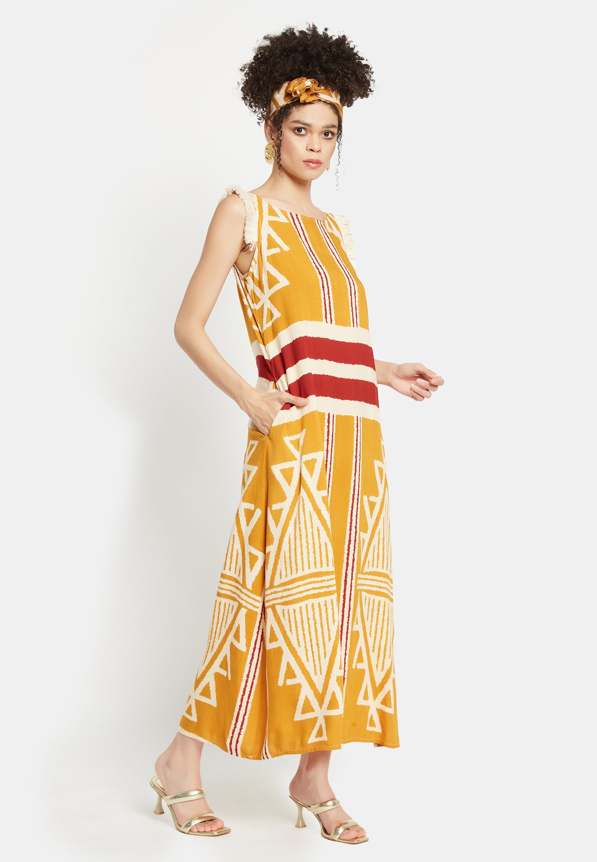 Stiloso Saffron Dress