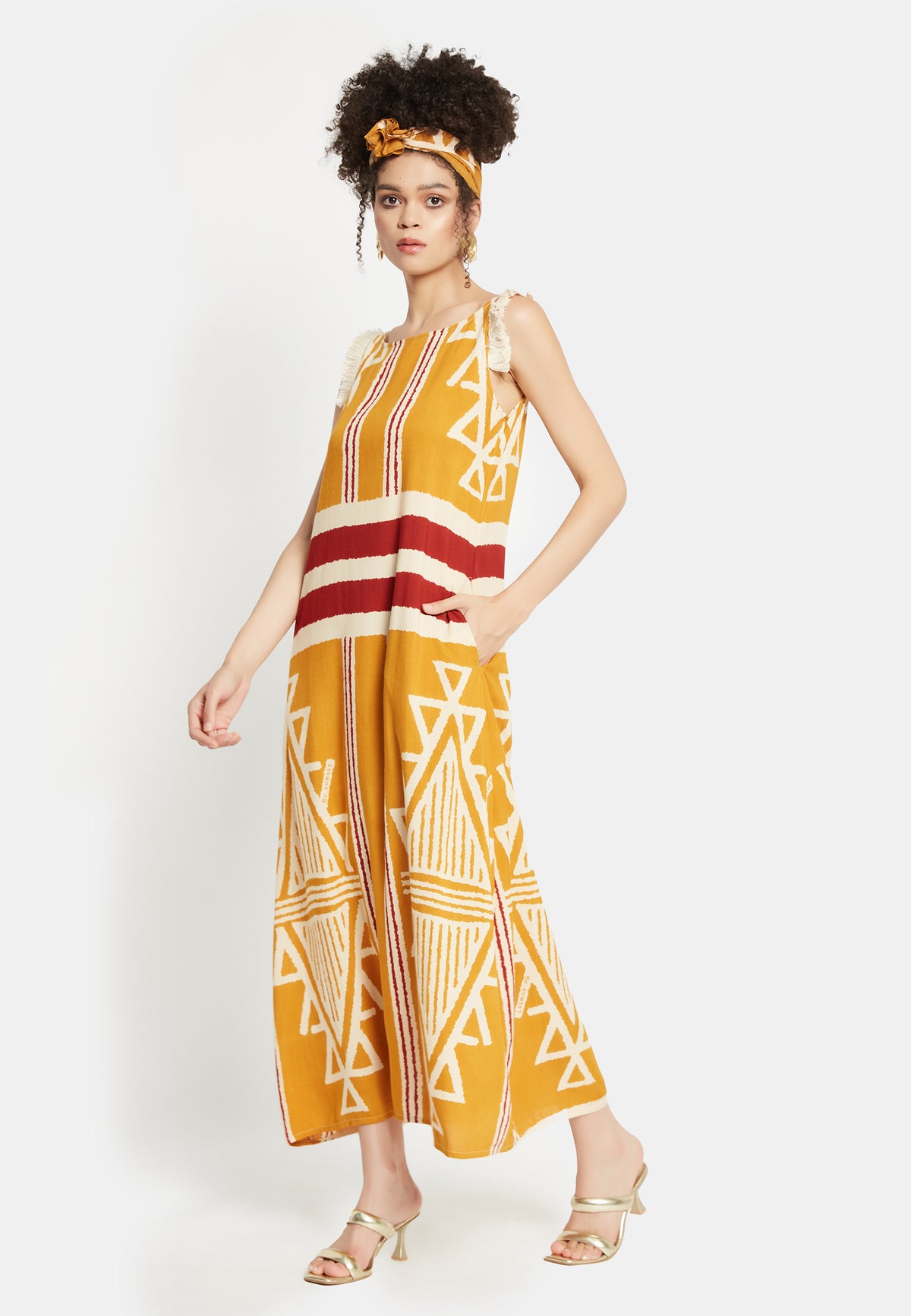 Stiloso Saffron Dress