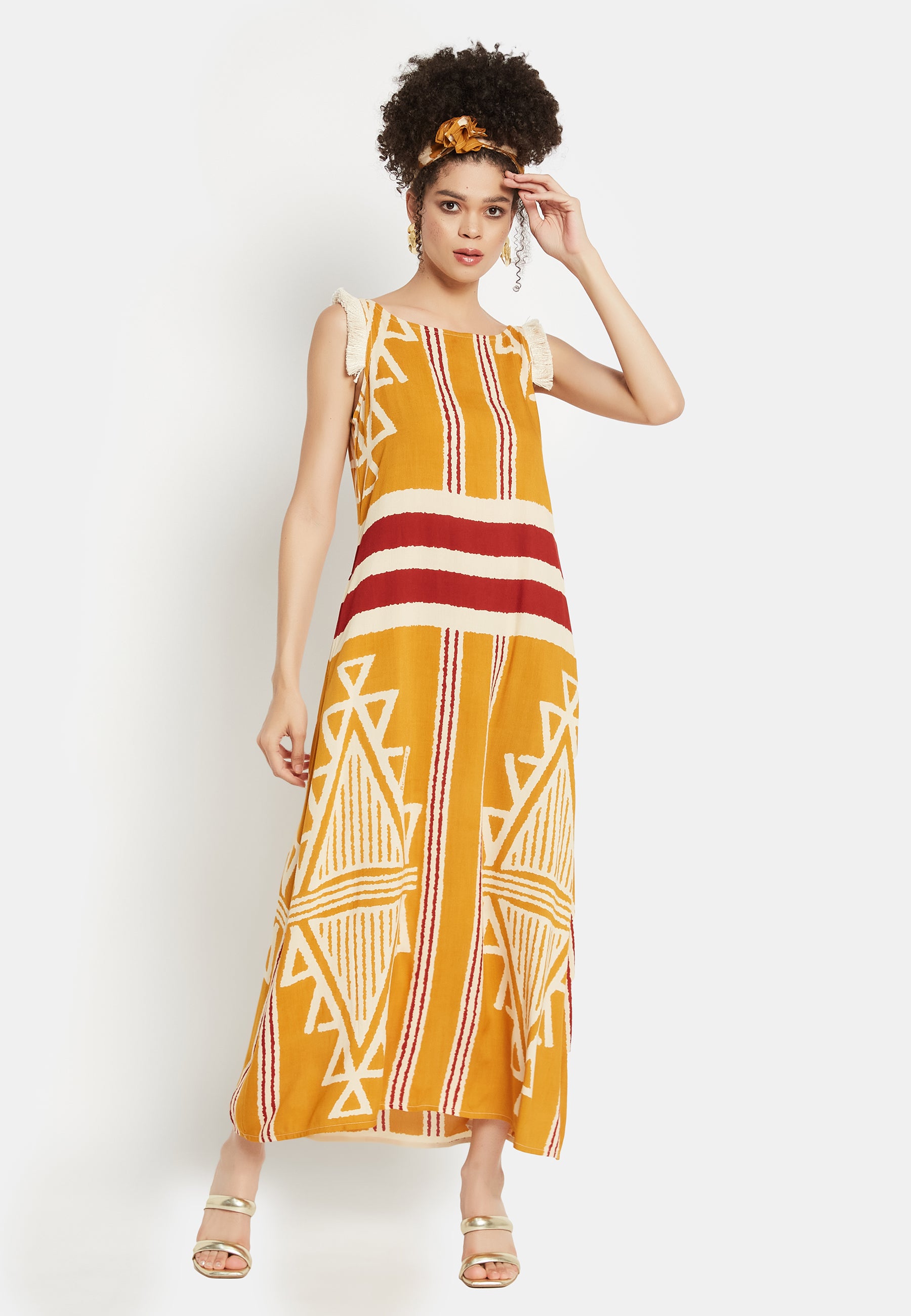 Stiloso Saffron Dress