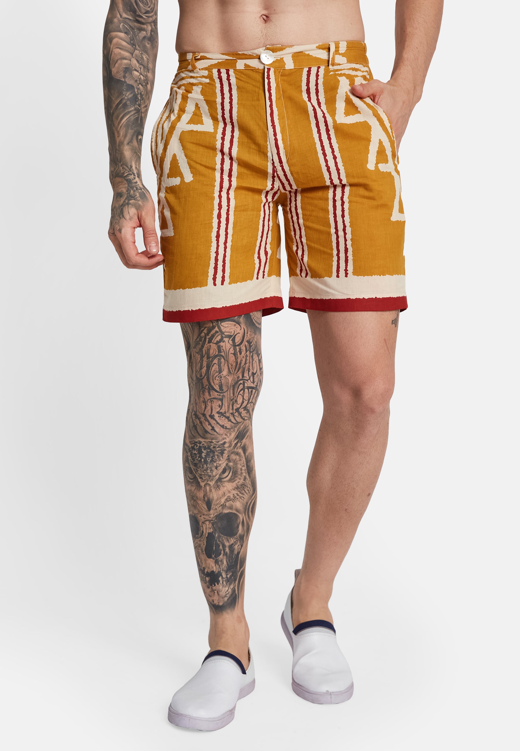 Zeta Saffron Unisex Shorts