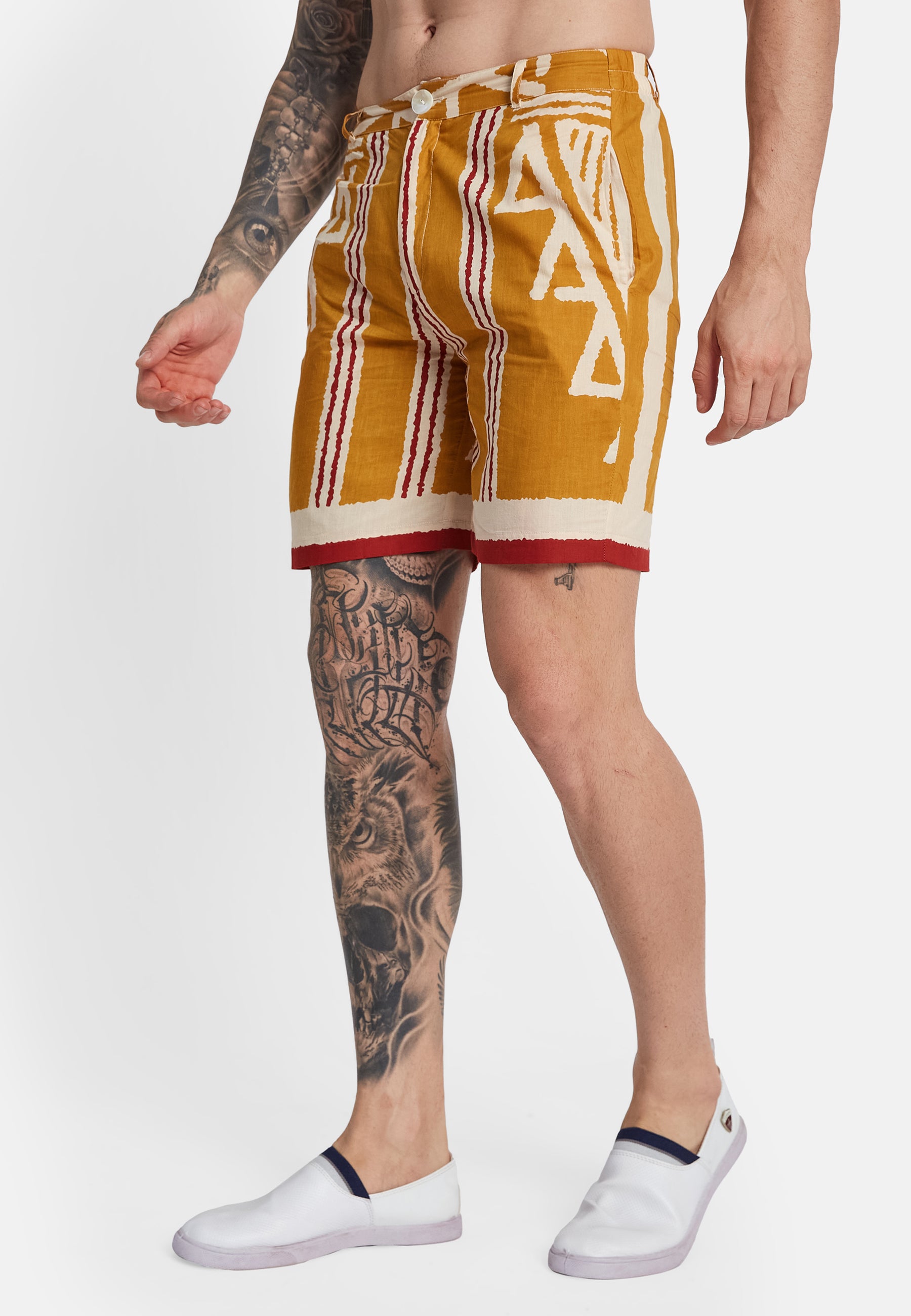 Zeta Saffron Unisex Shorts