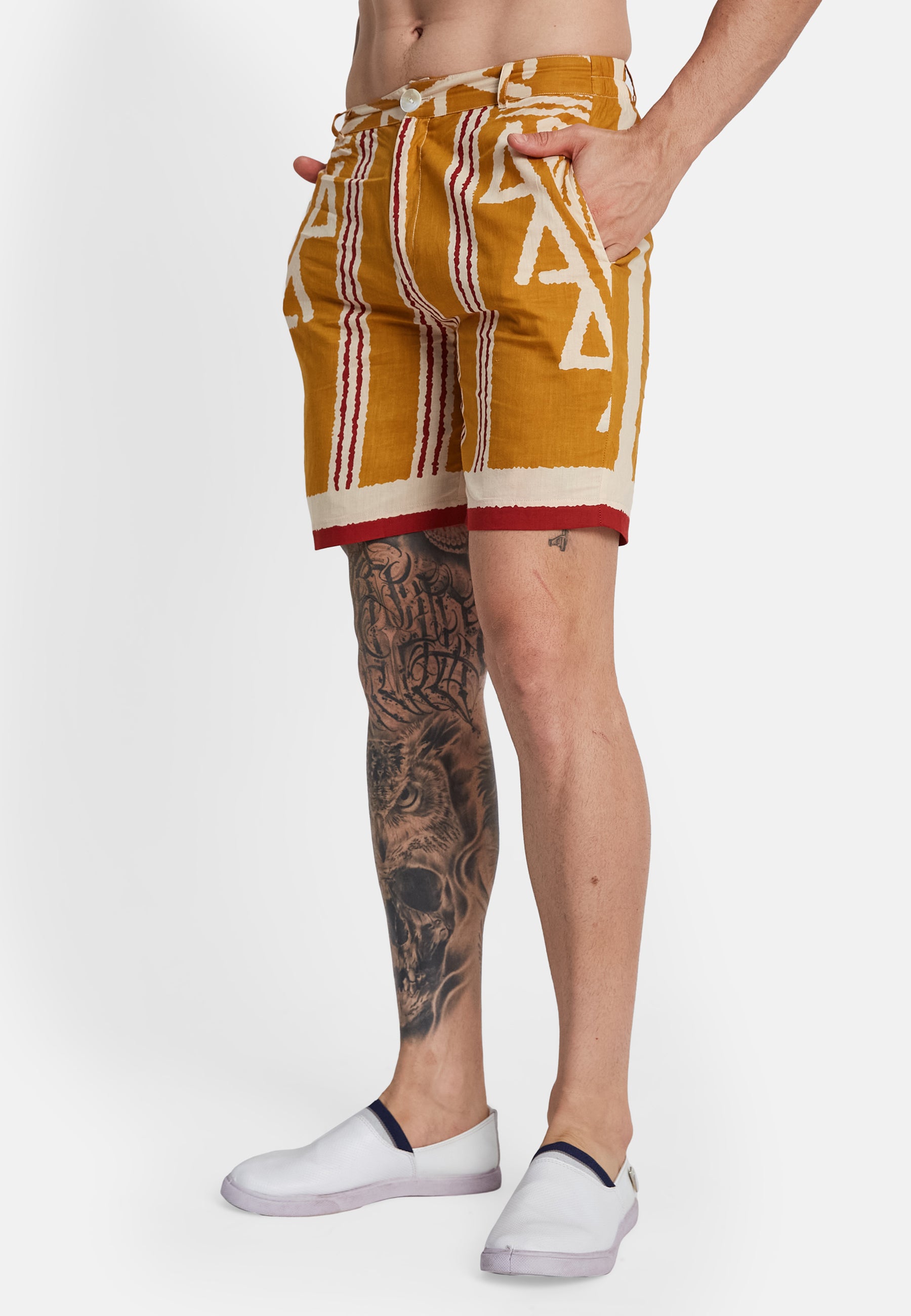 Zeta Saffron Unisex Shorts