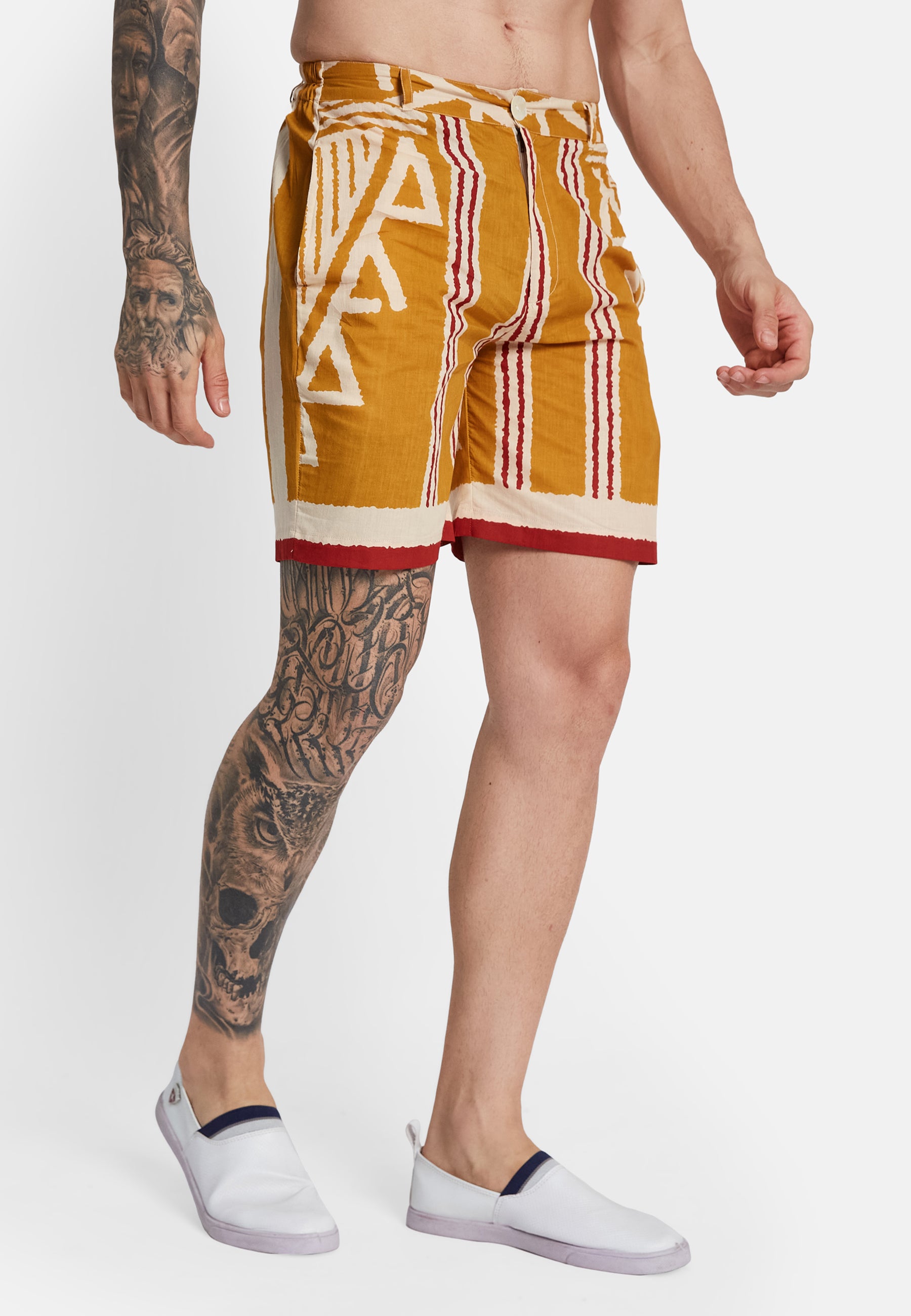 Zeta Saffron Unisex Shorts