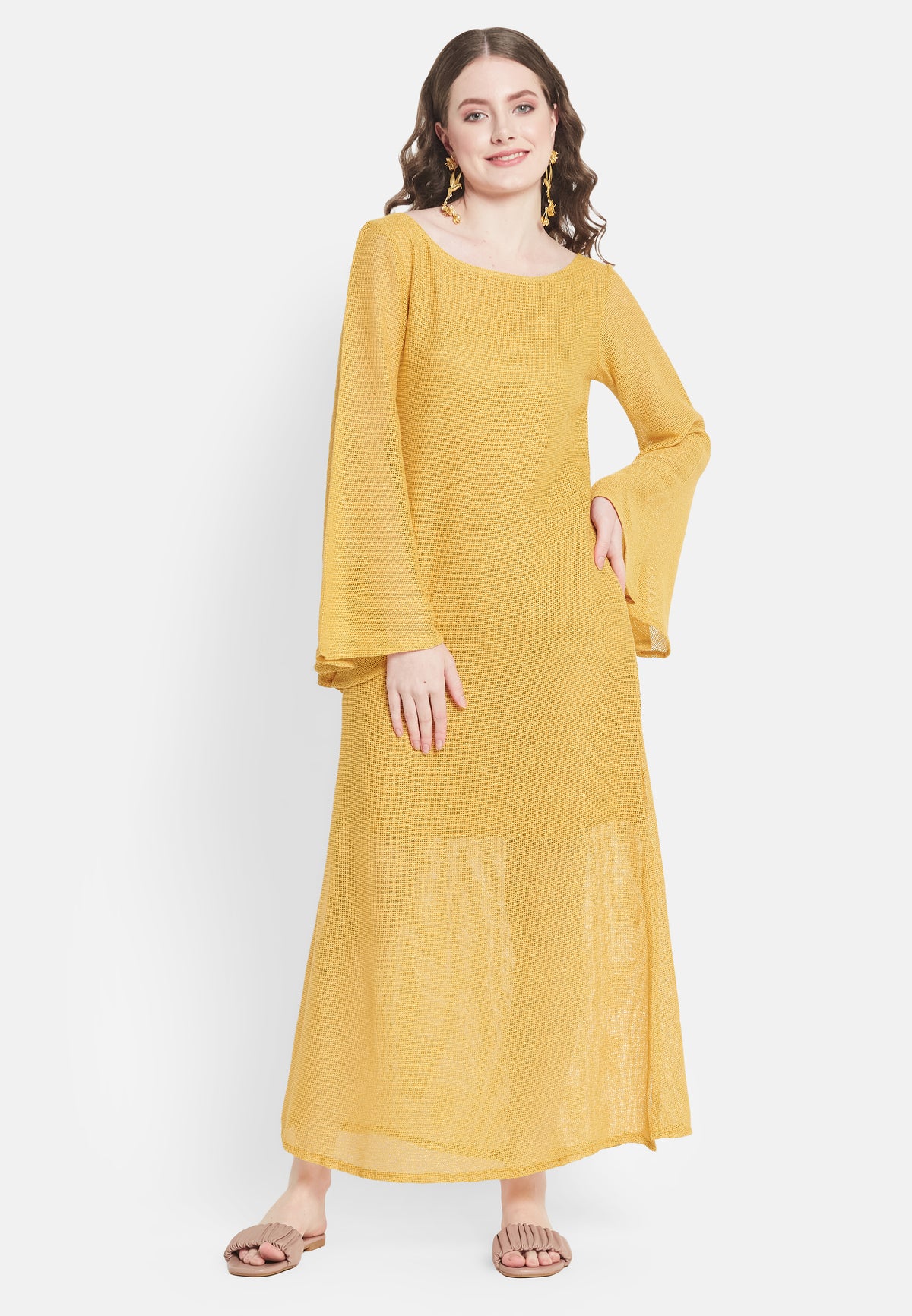 Cassia Mustard Dress