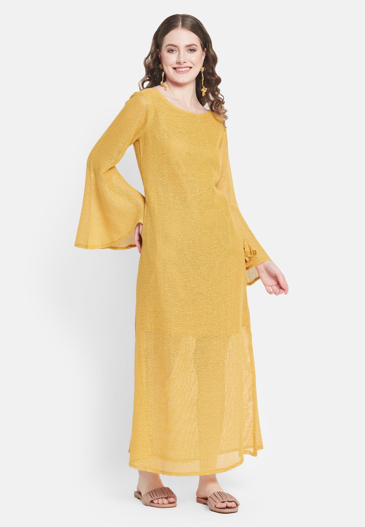 Cassia Mustard Dress