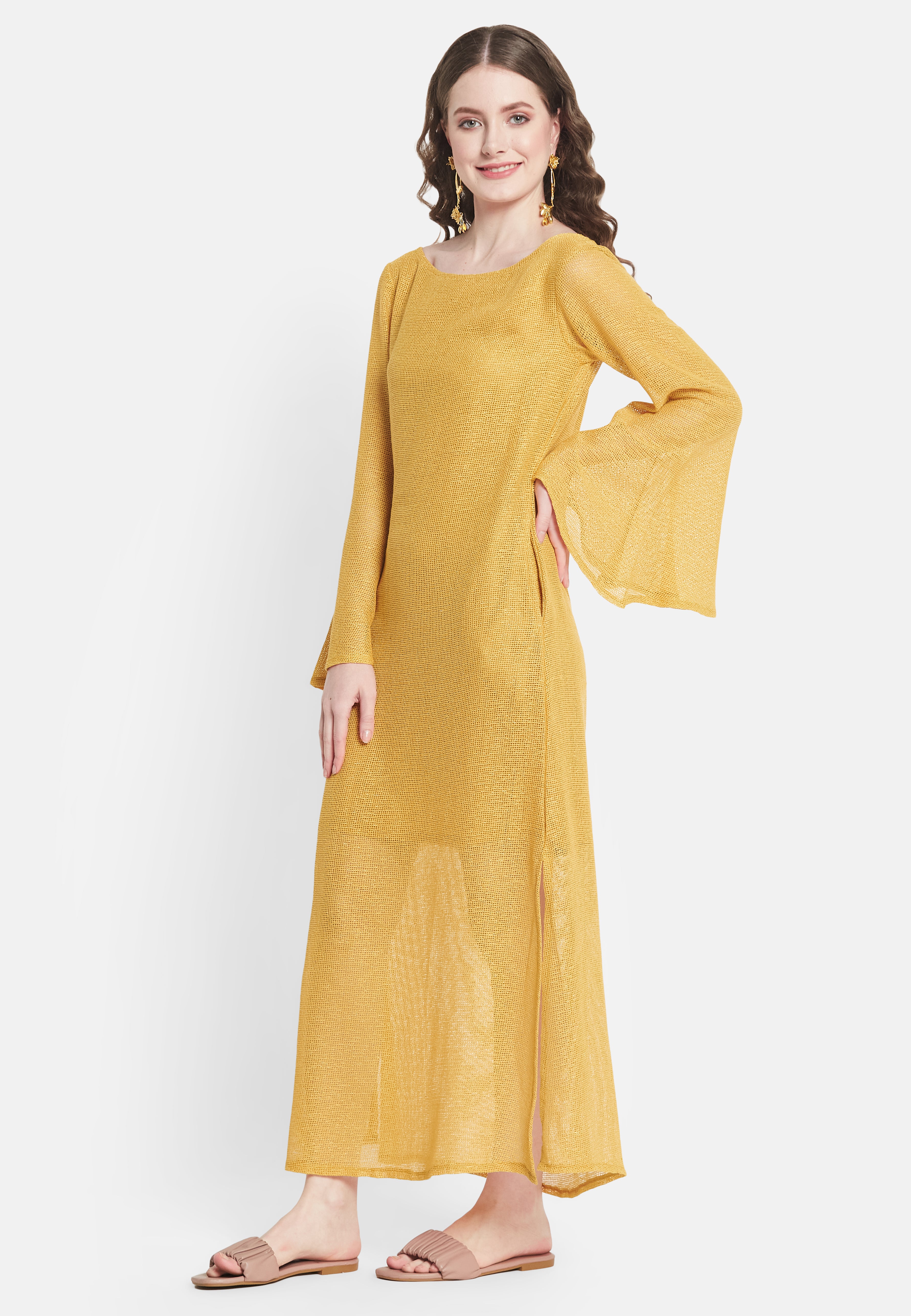 Cassia Mustard Dress