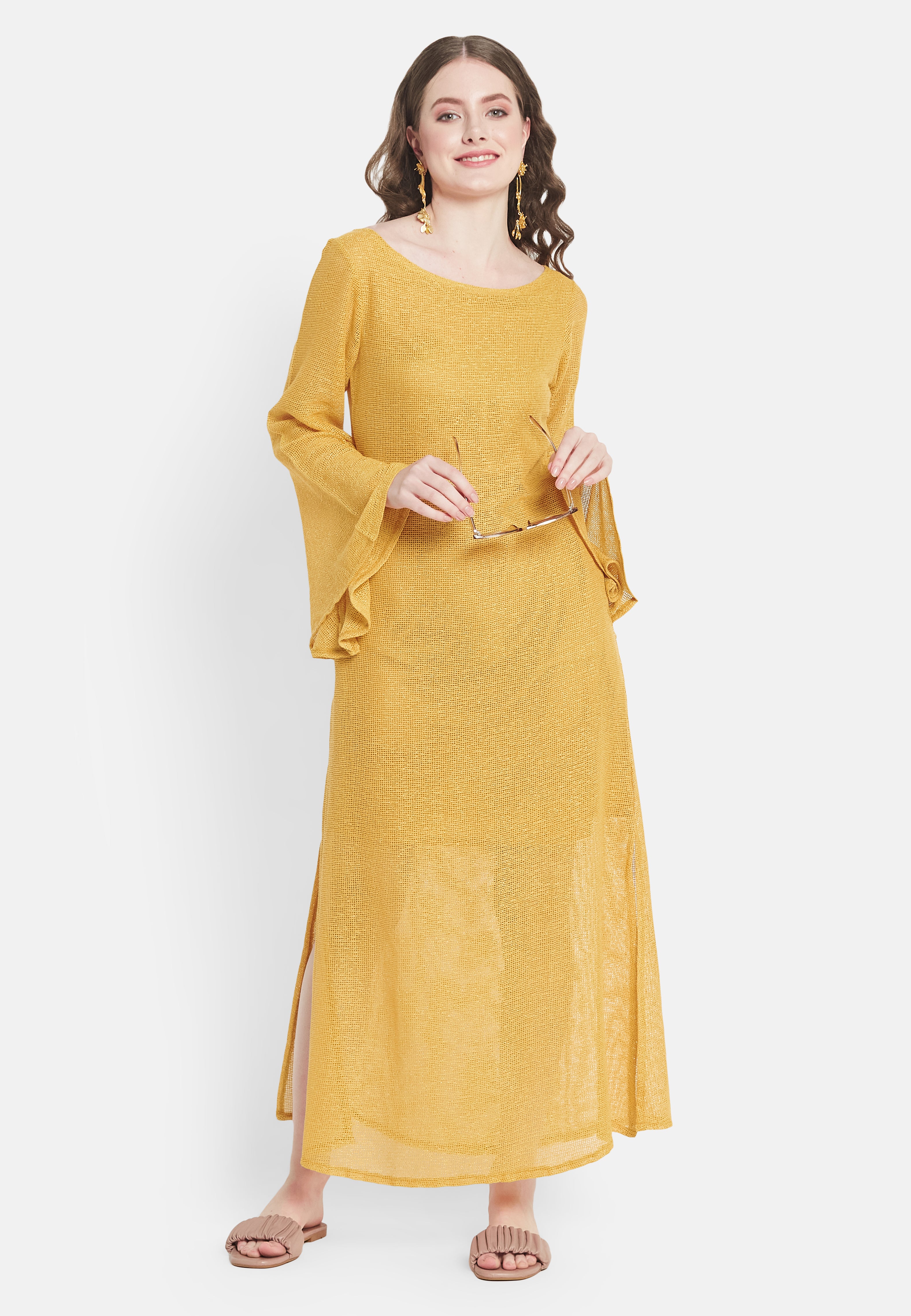 Cassia Mustard Dress