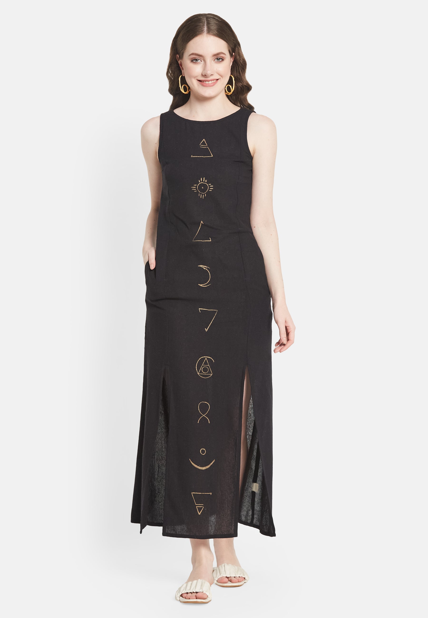 Elara Black Dress