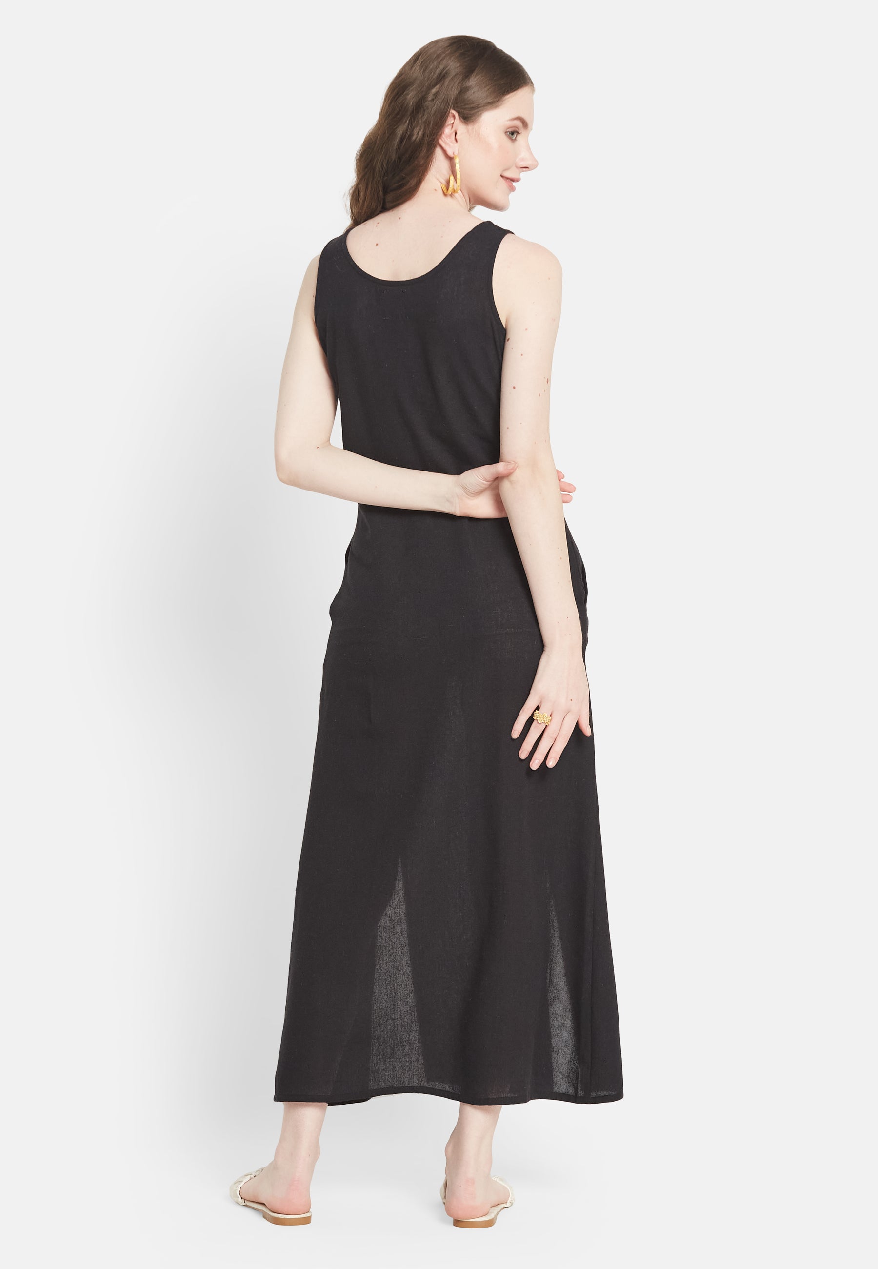 Elara Black Dress