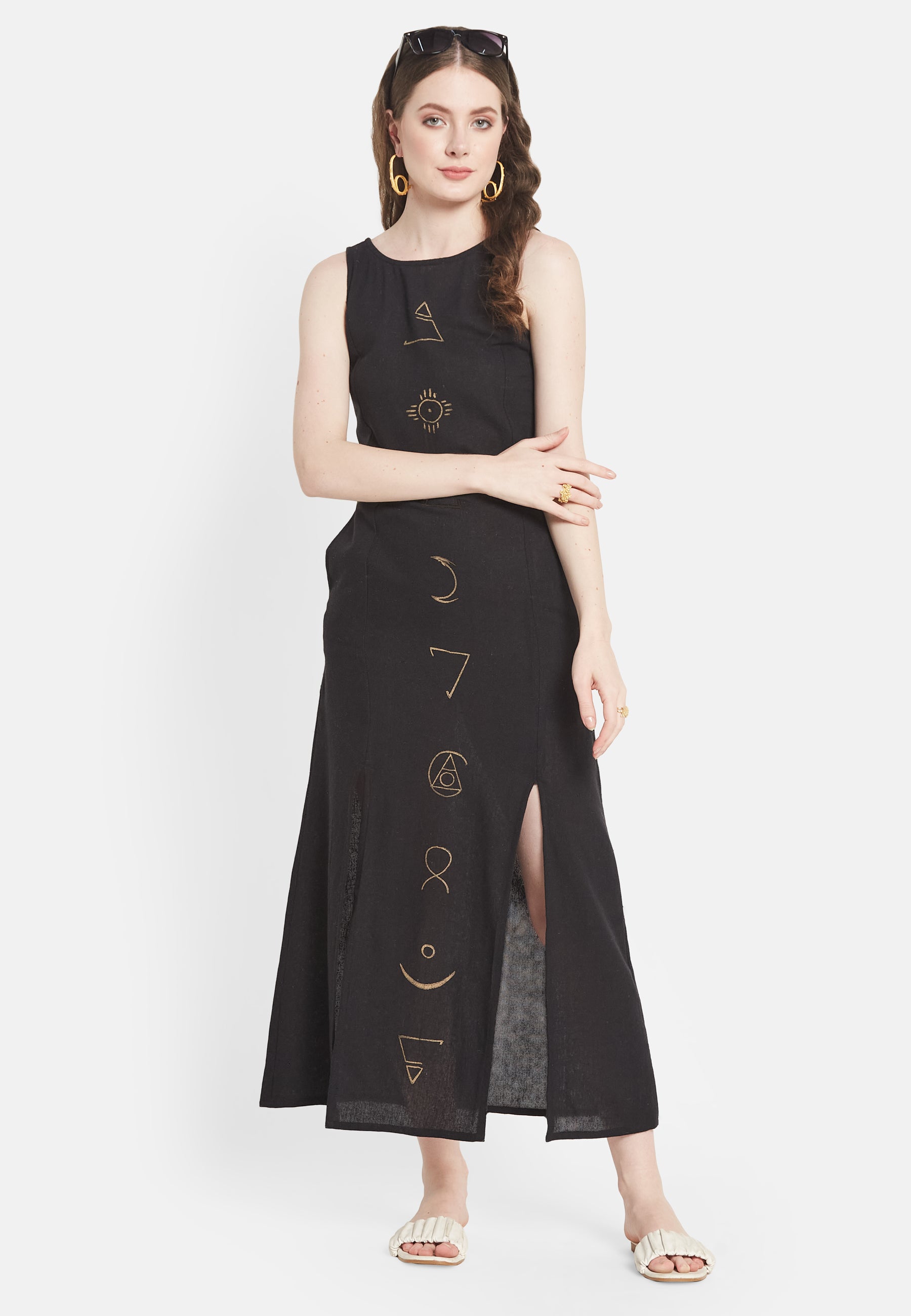 Elara Black Dress