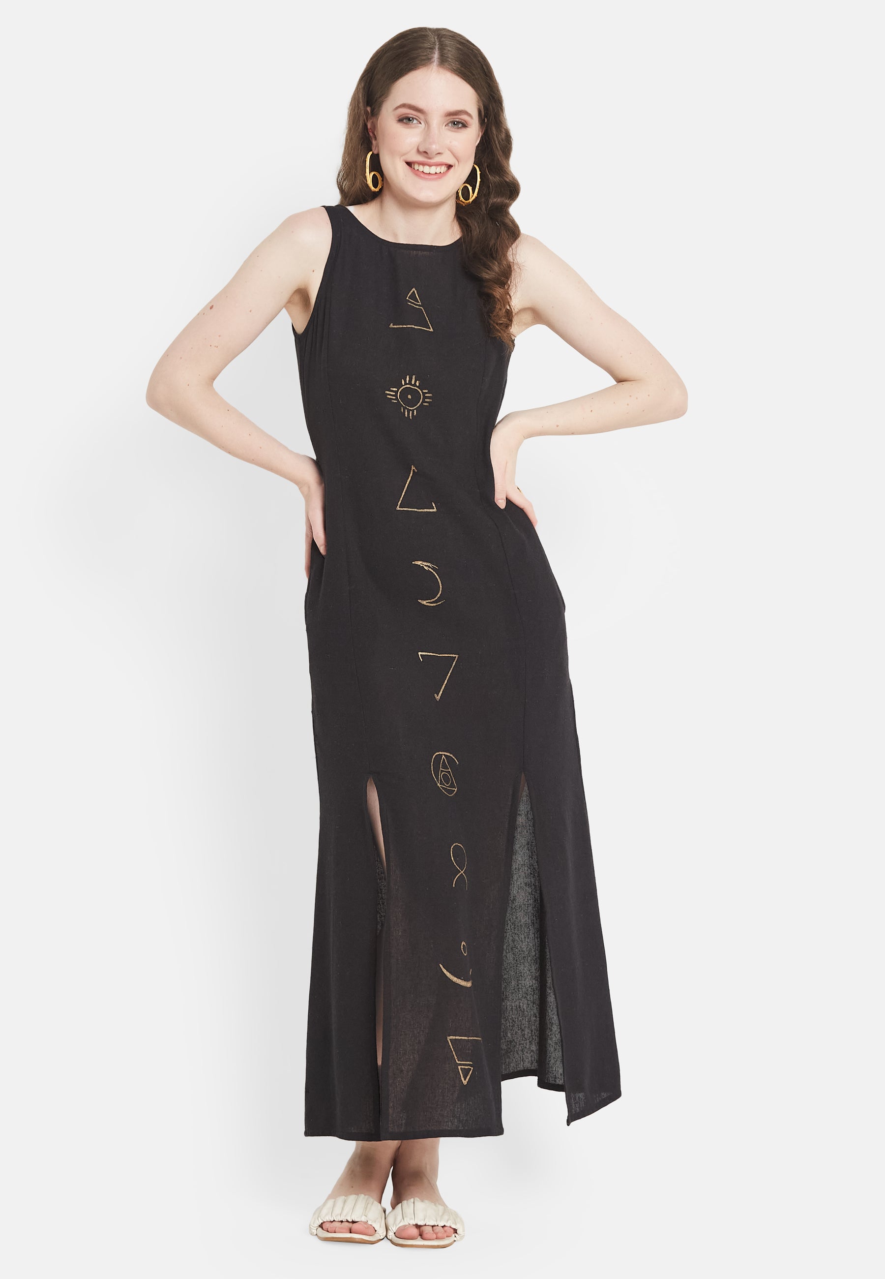 Elara Black Dress