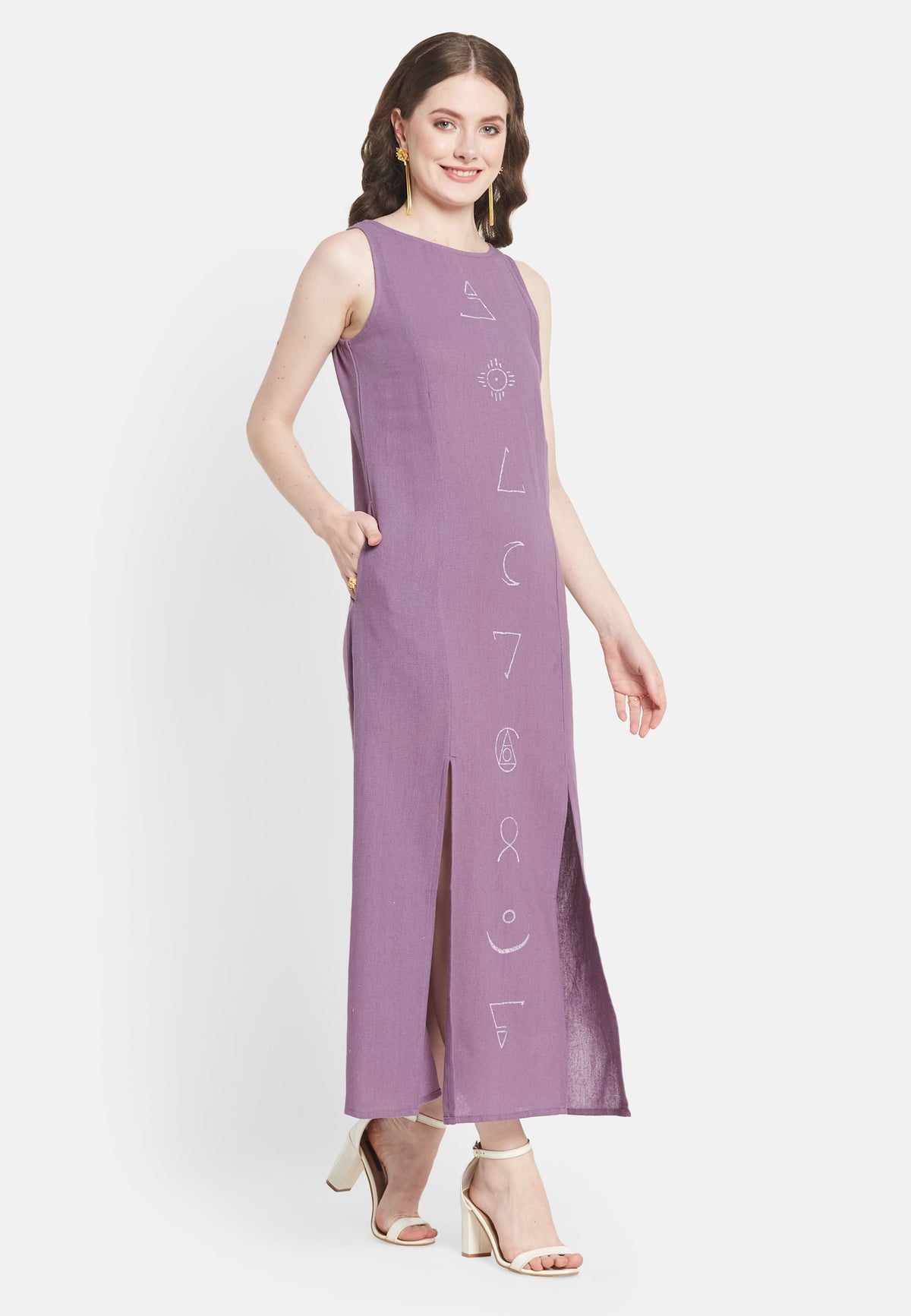 Elara Lavender Dress