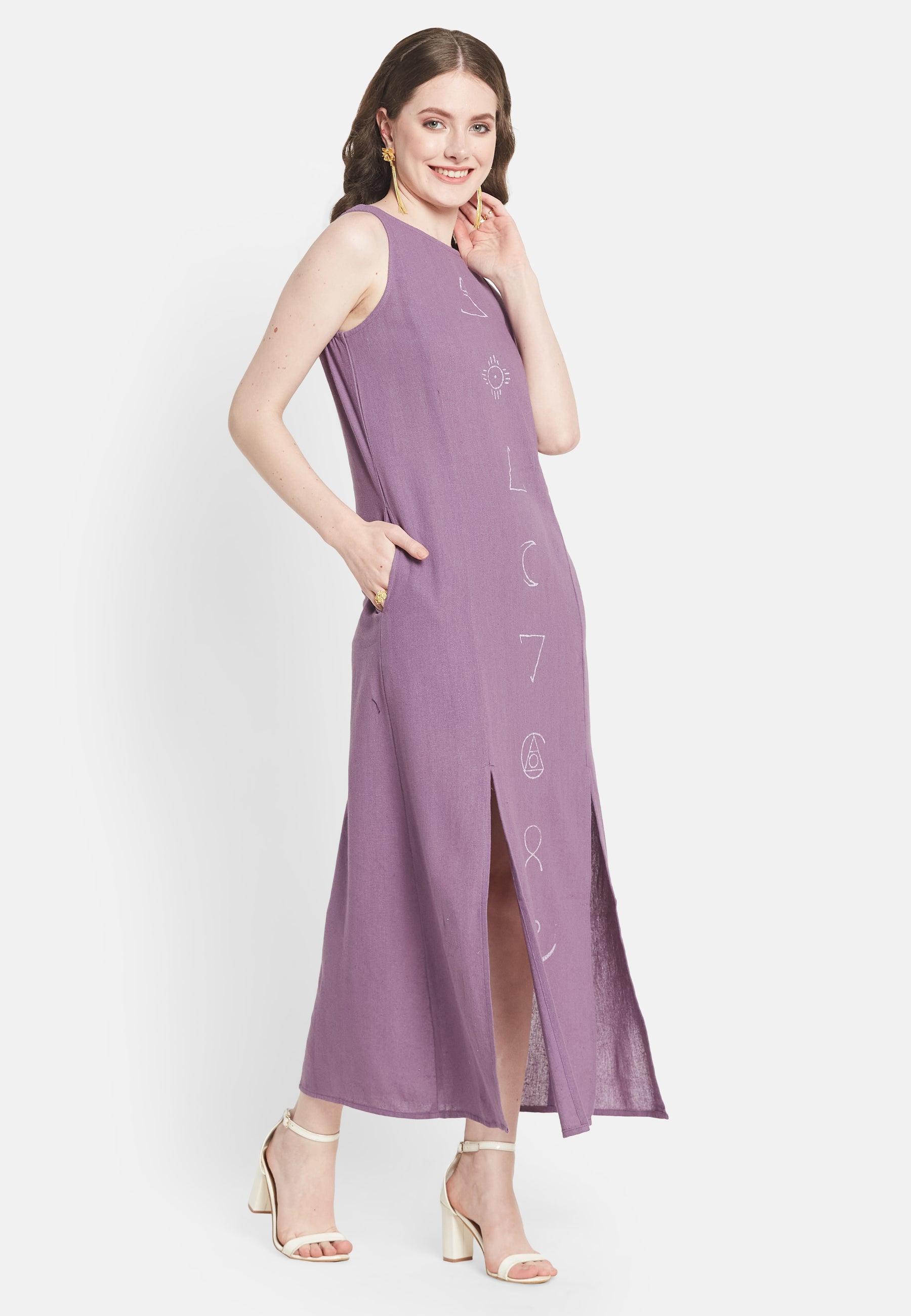 Elara Lavender Dress