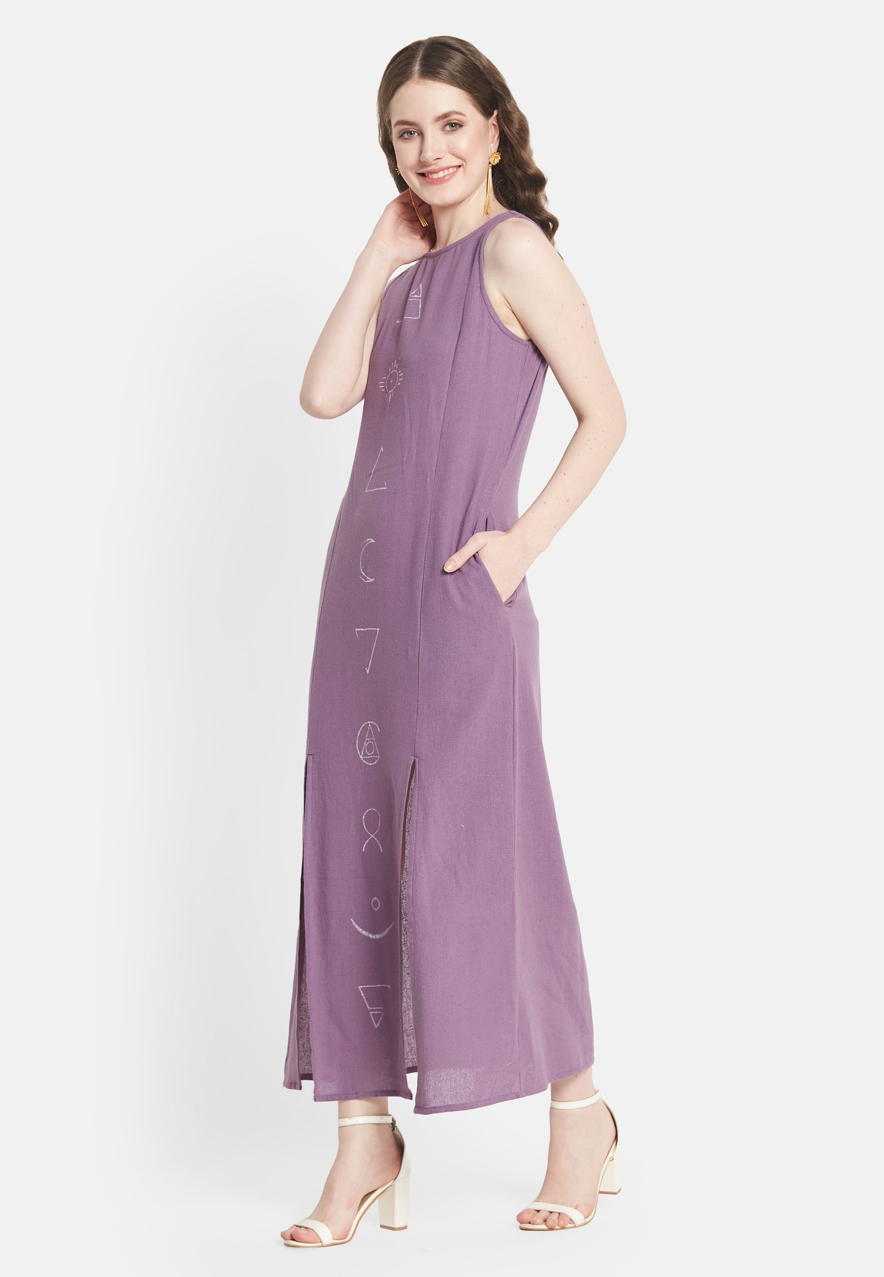 Elara Lavender Dress