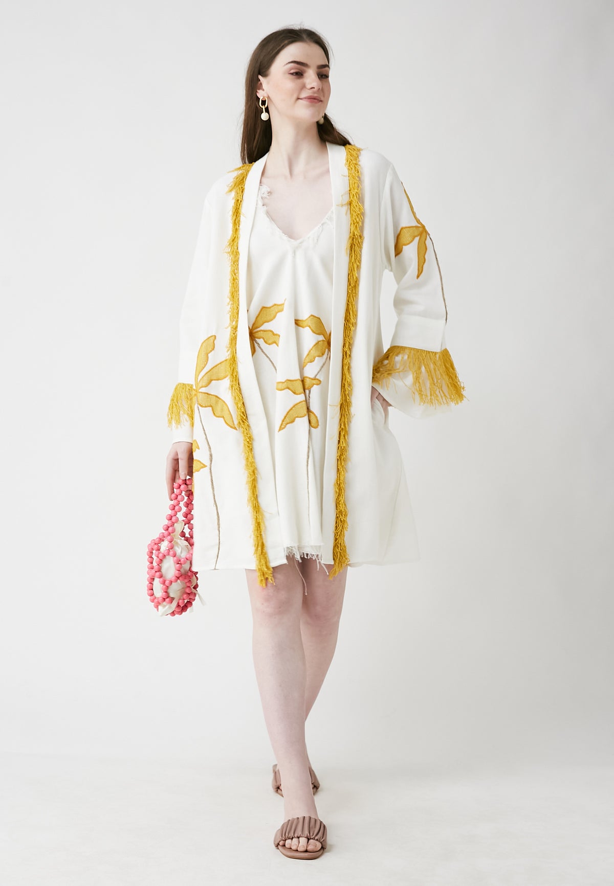 Hori Short White Kimono