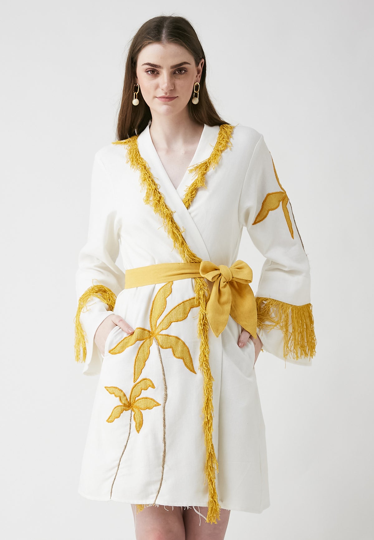 Hori Short White Kimono