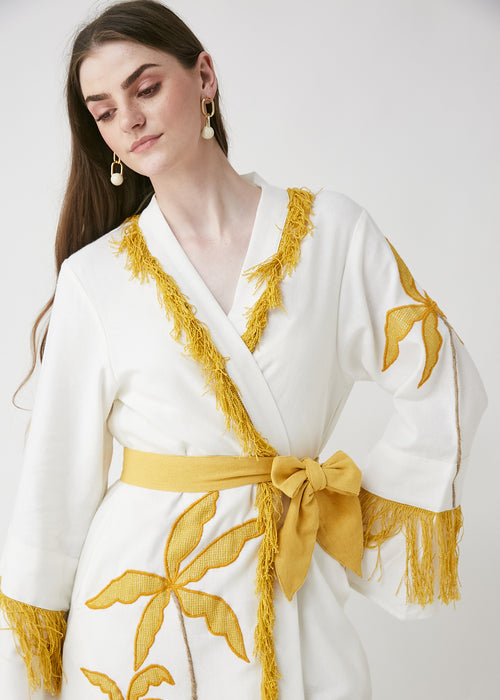 Kimono corto blanco Hori