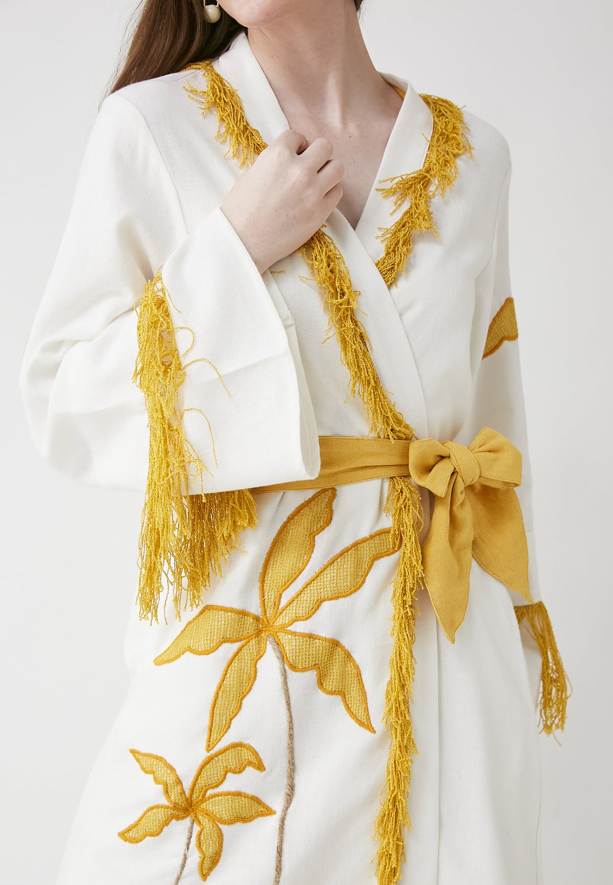 Hori Short White Kimono