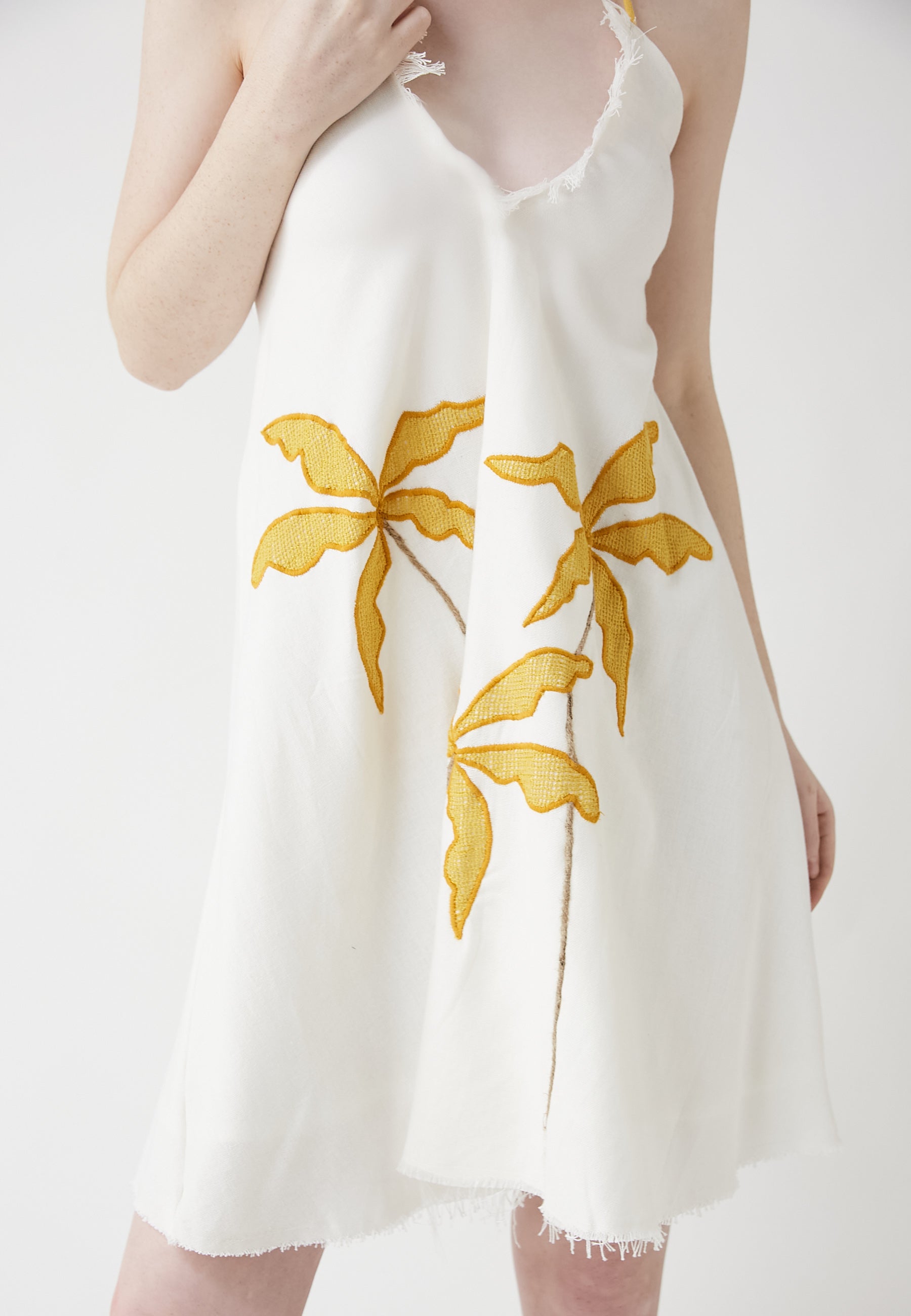 Vestido blanco Tropi