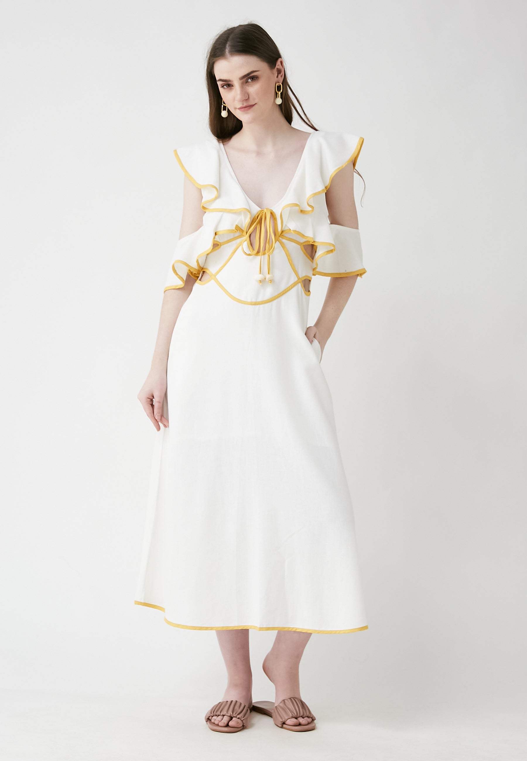 Vestido blanco Oasis