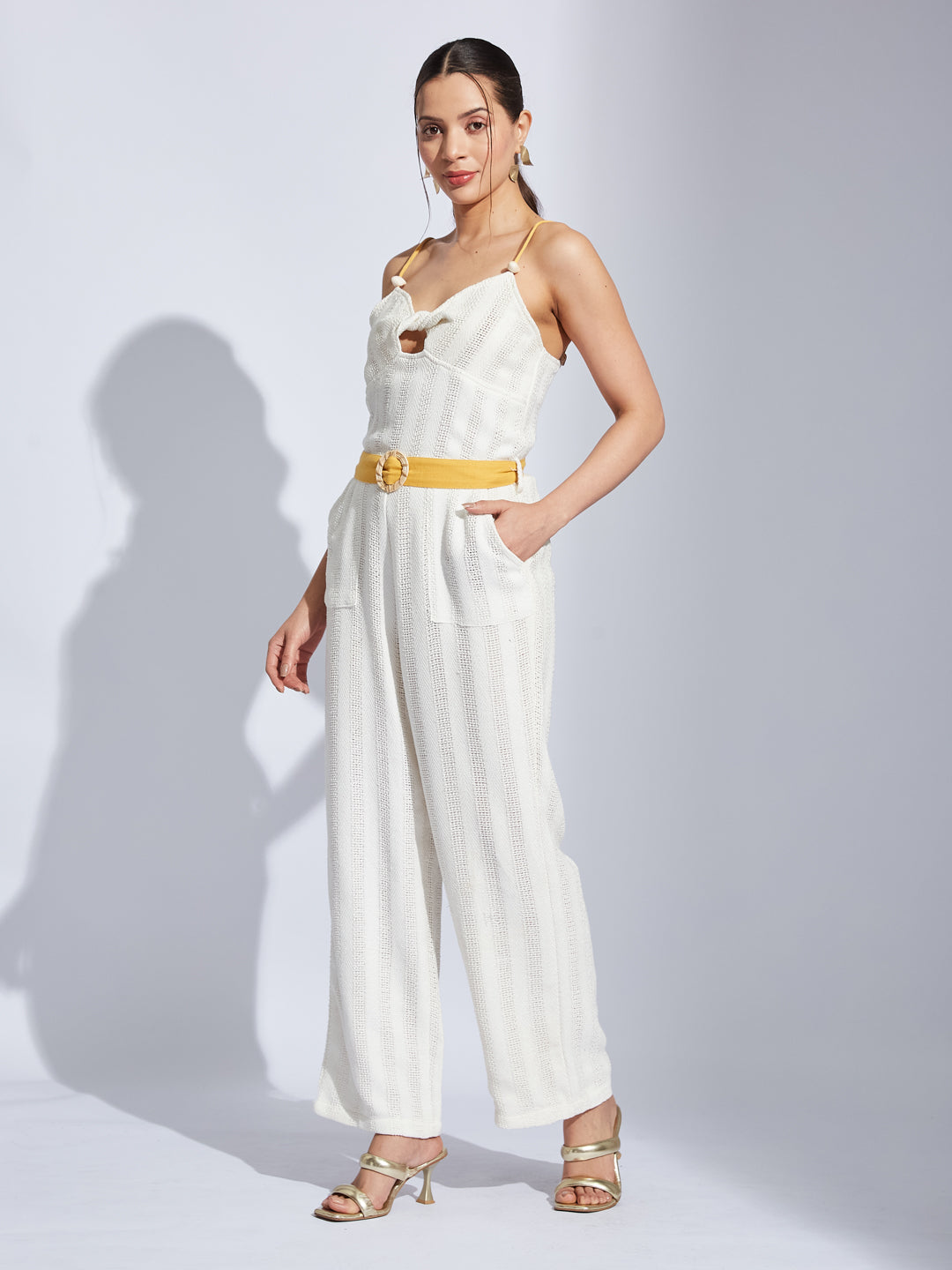 Soleil Eden White Jumpsuit