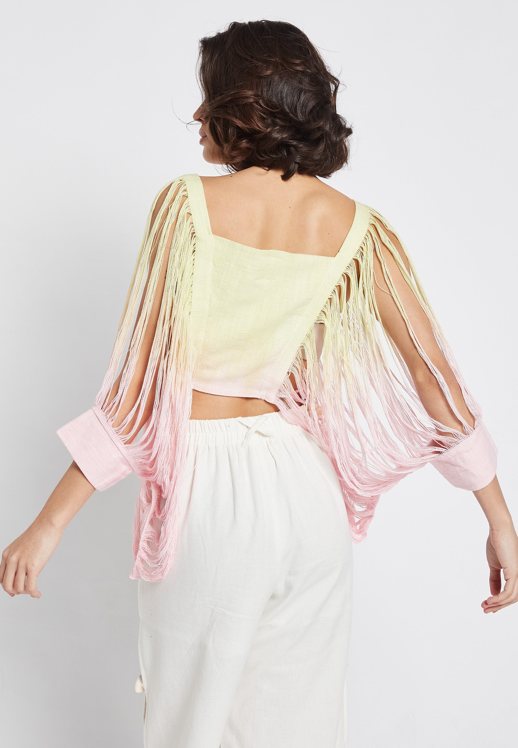 Tapa de lima iluminada por el sol