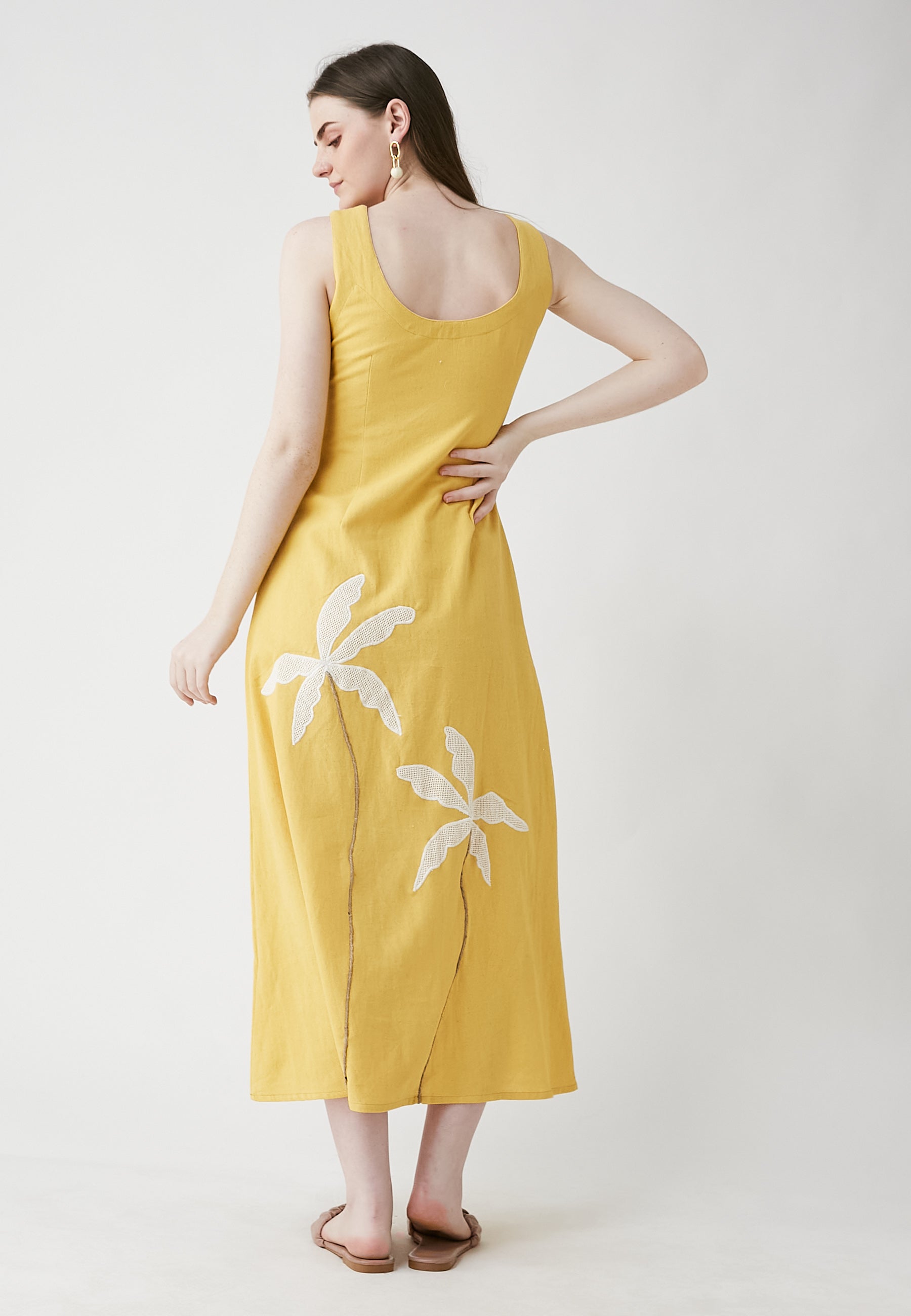 Vestido largo Covin Mango