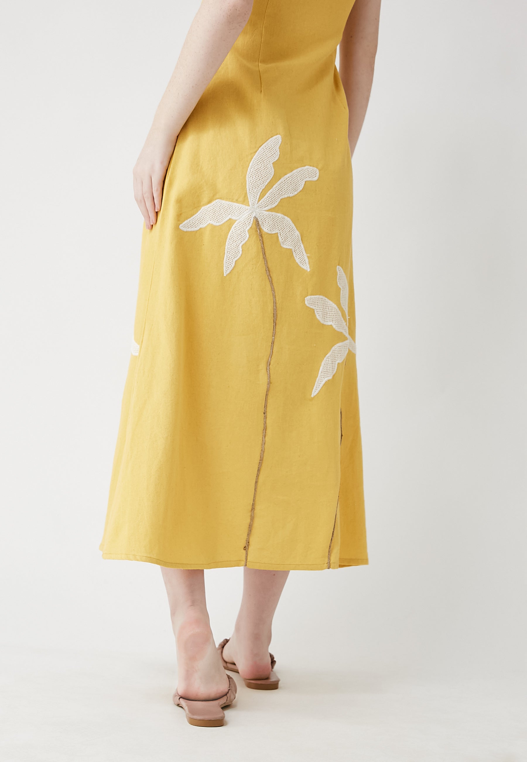 Vestido largo Covin Mango