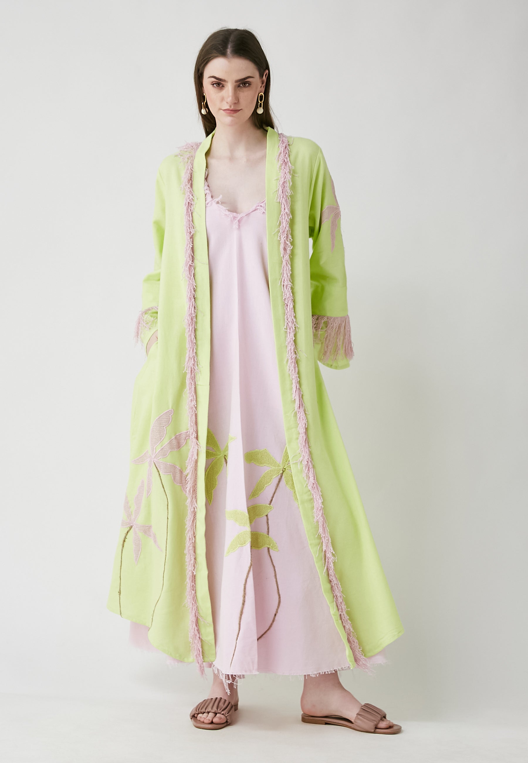 Kimono Horizon Long Lime
