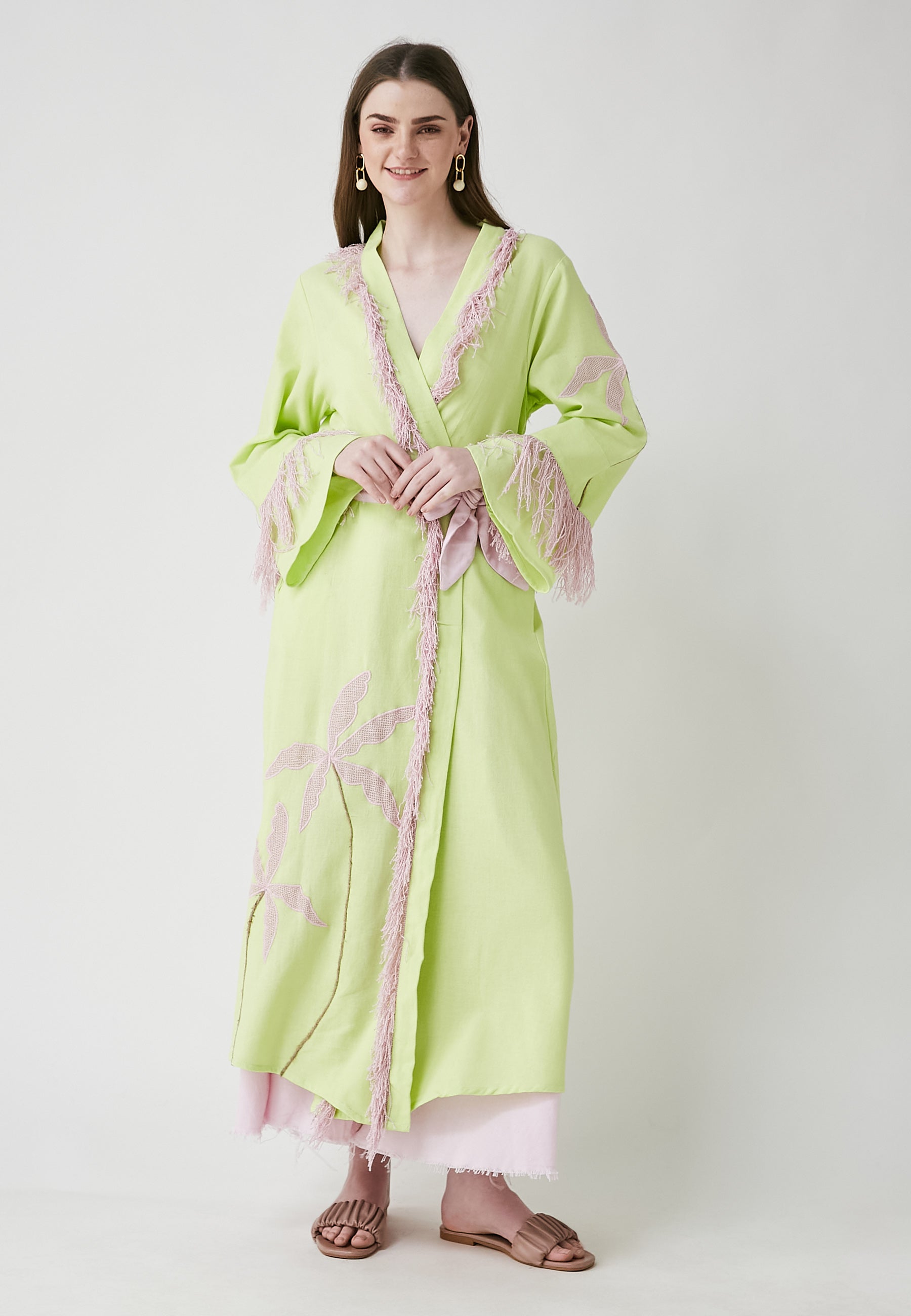 Kimono Horizon Long Lime