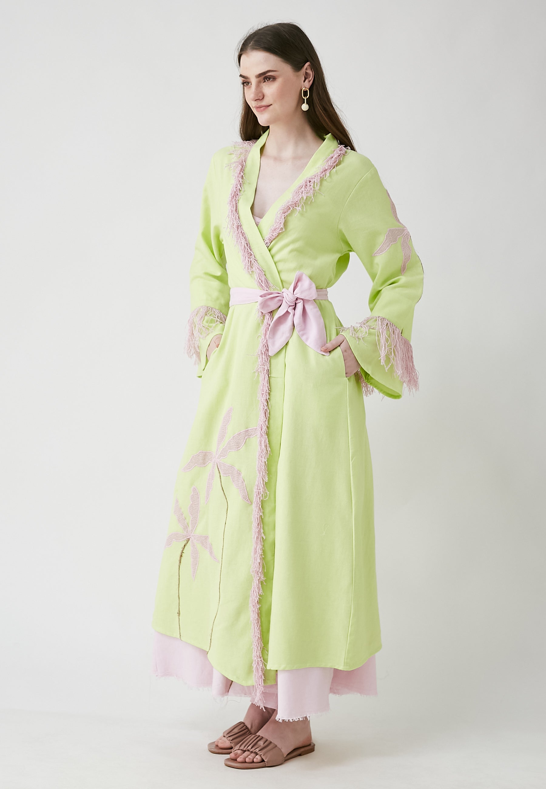 Kimono Horizon Long Lime