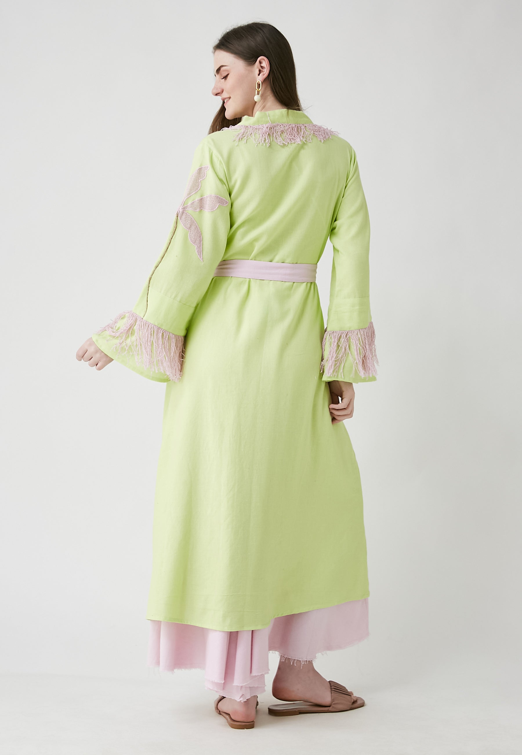 Kimono Horizon Long Lime