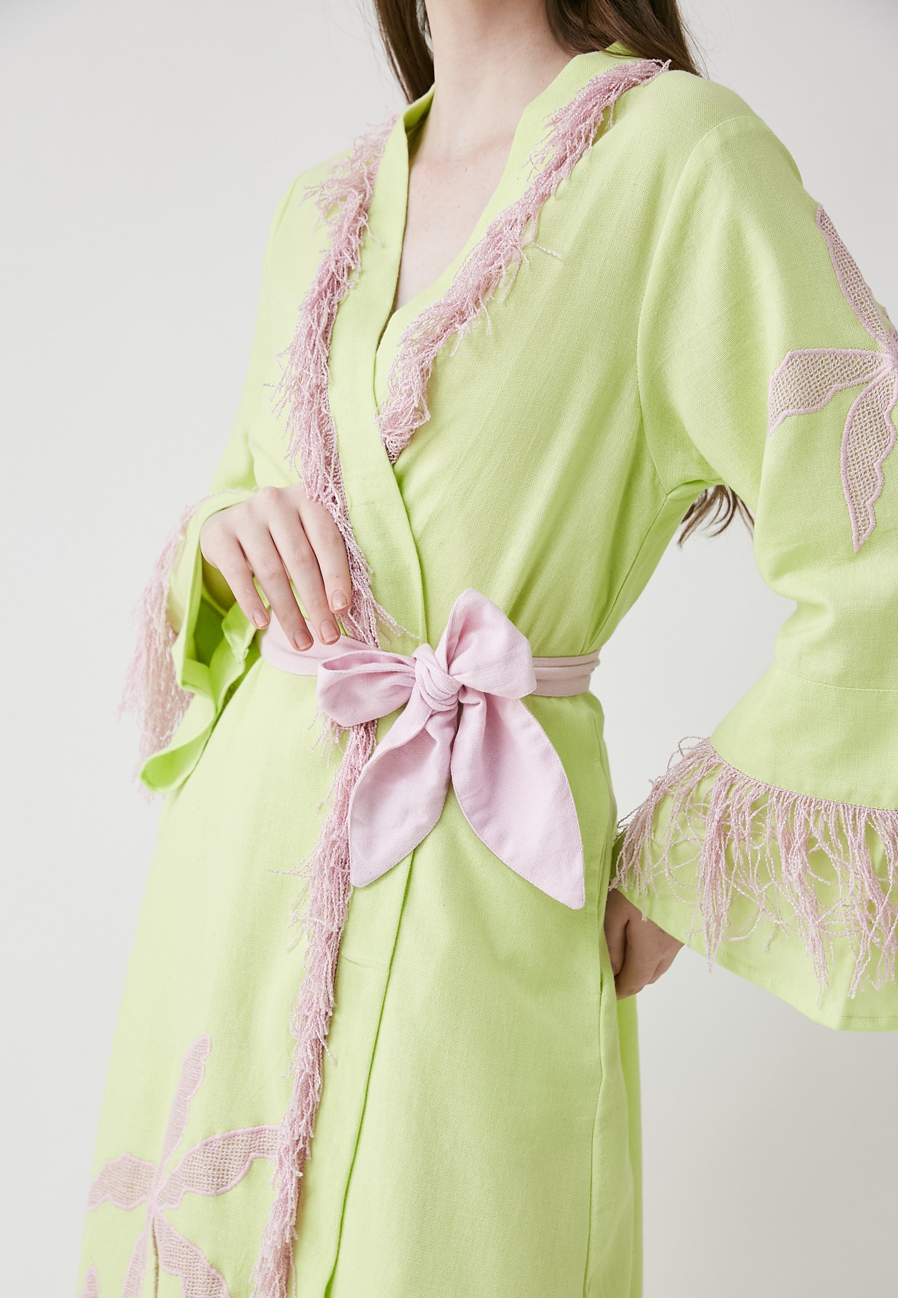 Kimono Horizon Long Lime
