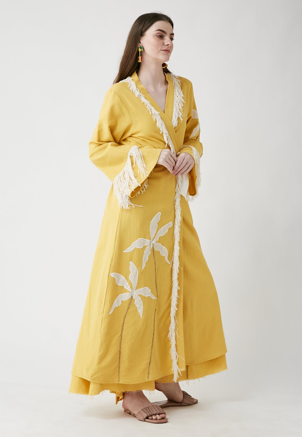 Horizon Long Mango Kimono