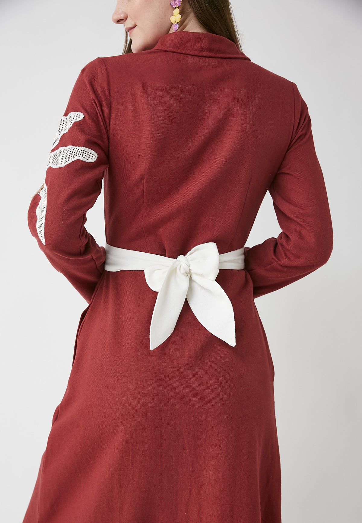 Meadow Cherry Shirt Dress