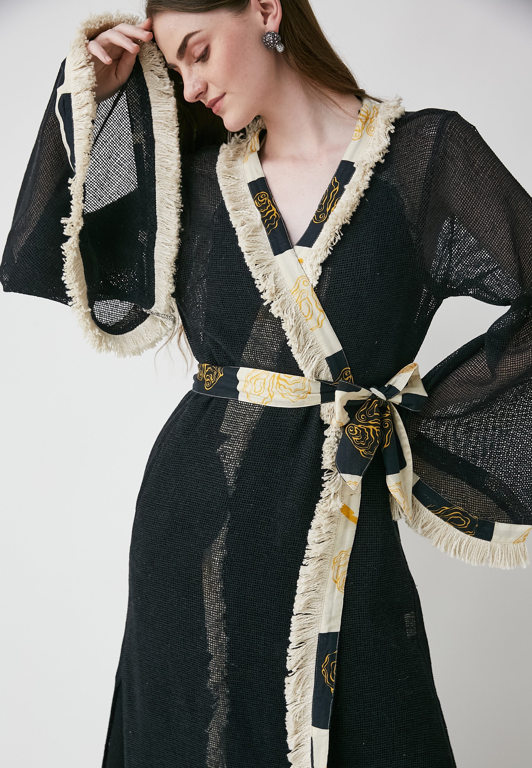 Kimono negro Nova