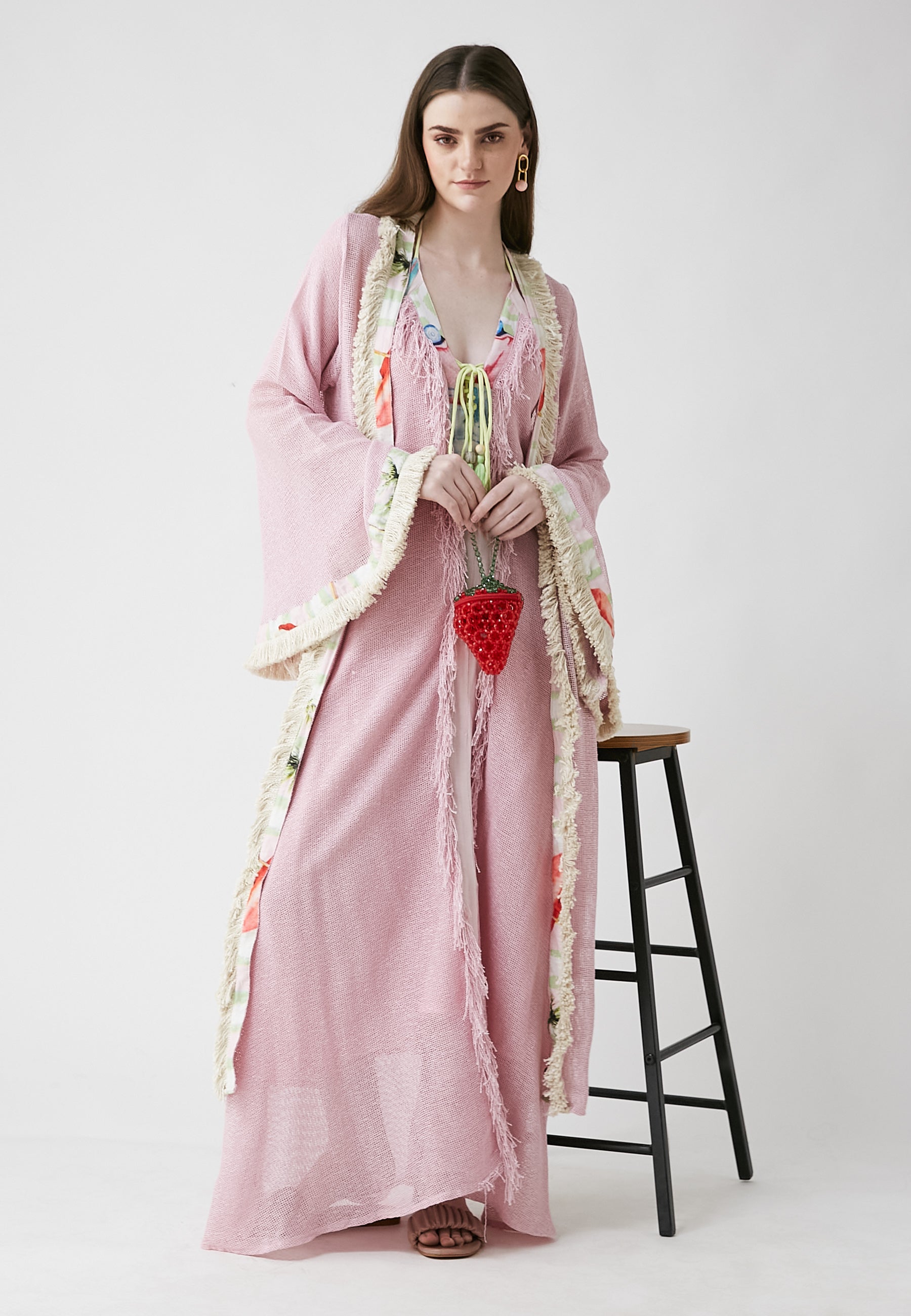 Kimono rosa Nova