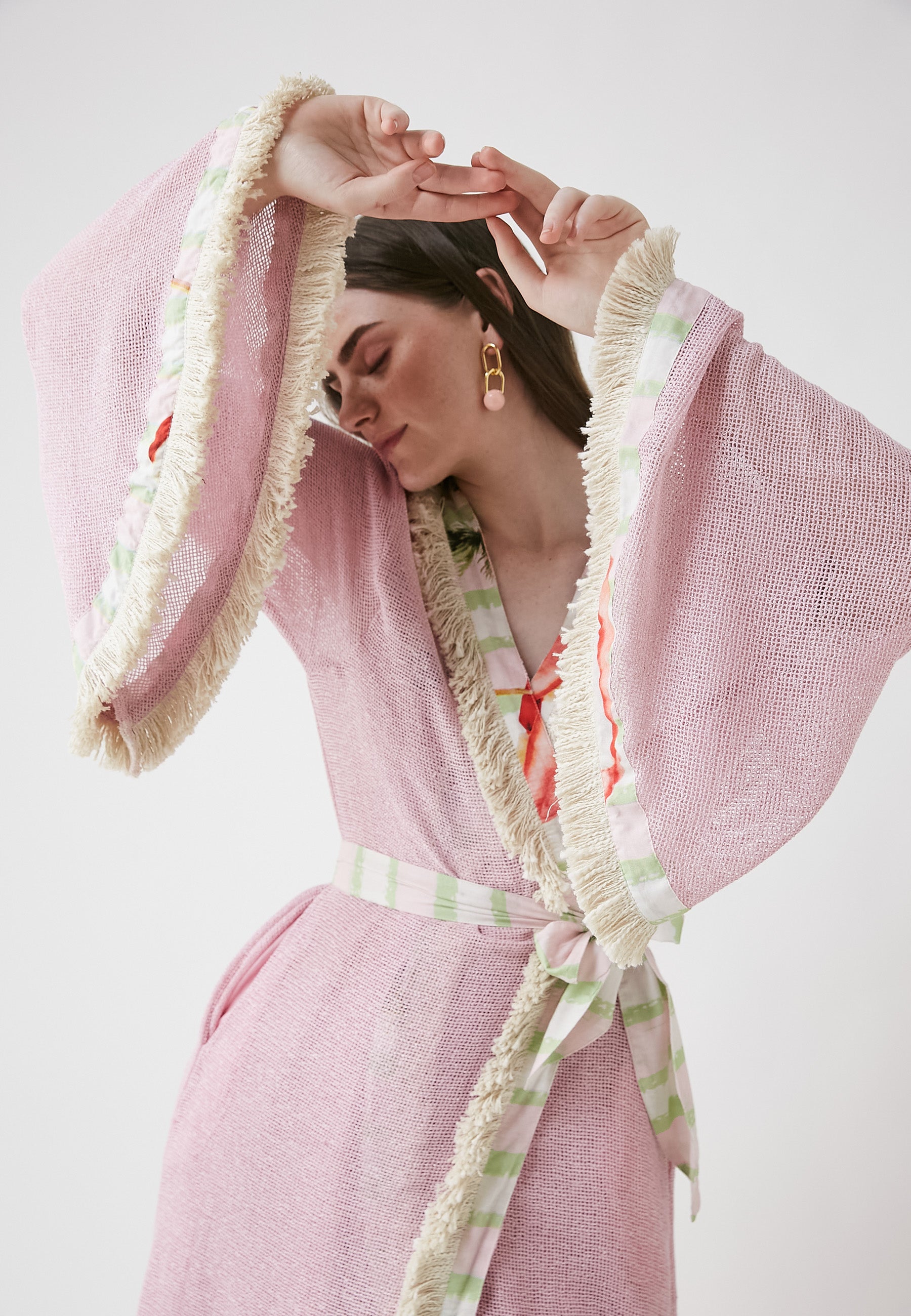 Kimono rosa Nova