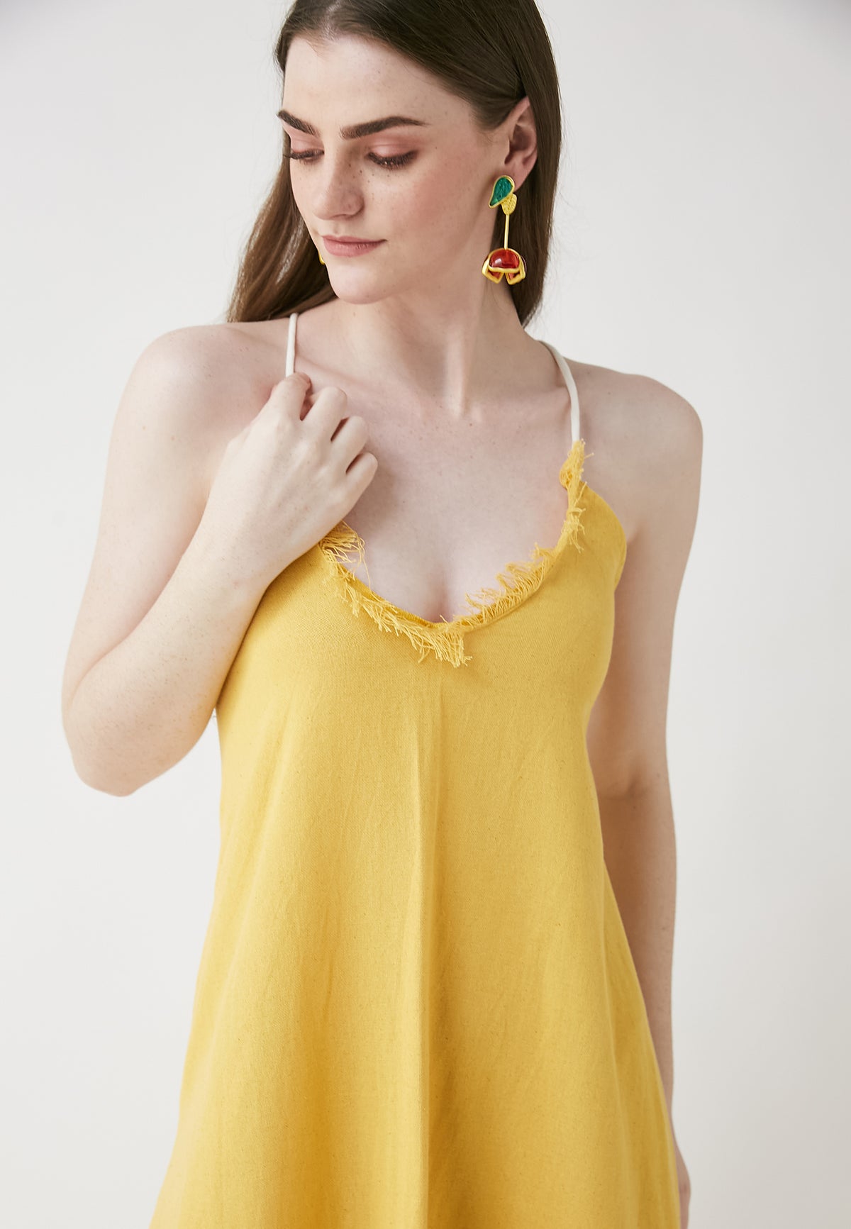 Tropical Long Mango Dress – Be Sunset Tropical Long Mango Dress – Be Sunset