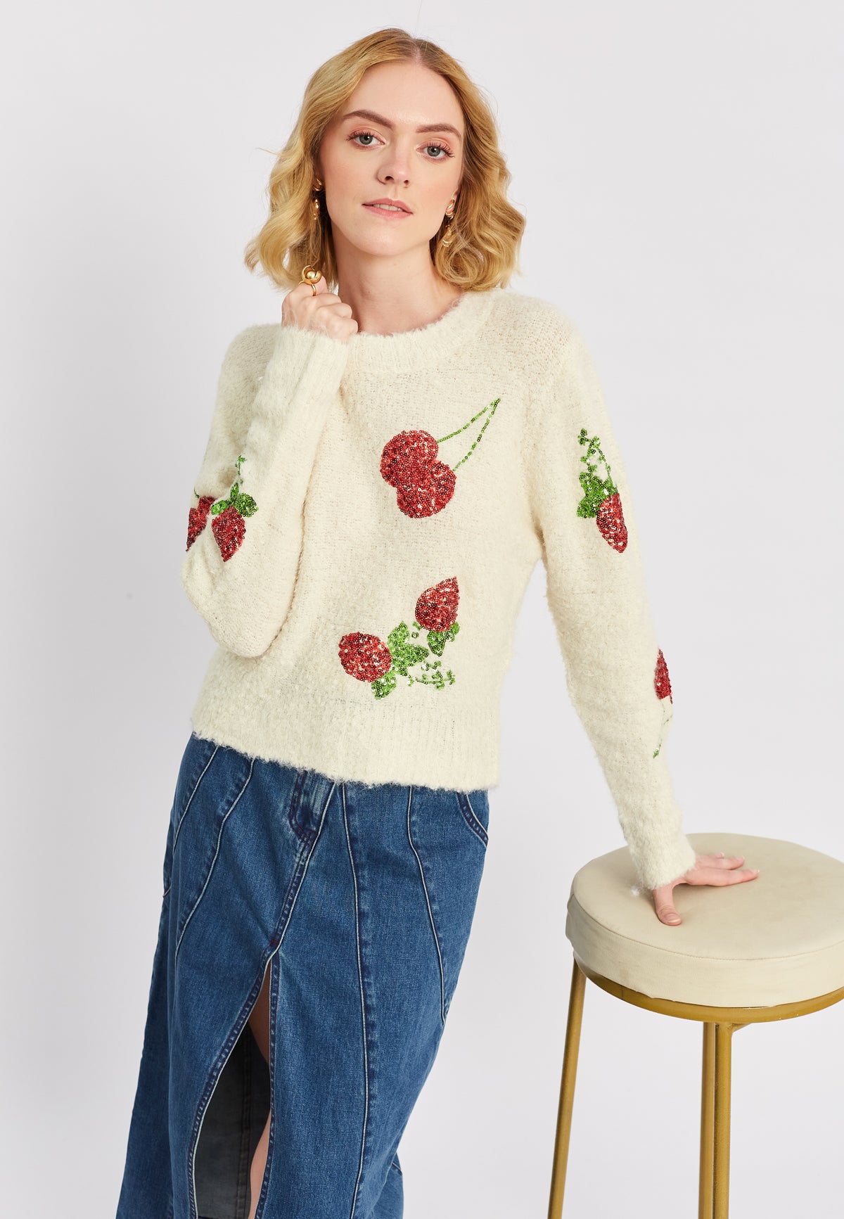 Ursula Beige Pullover