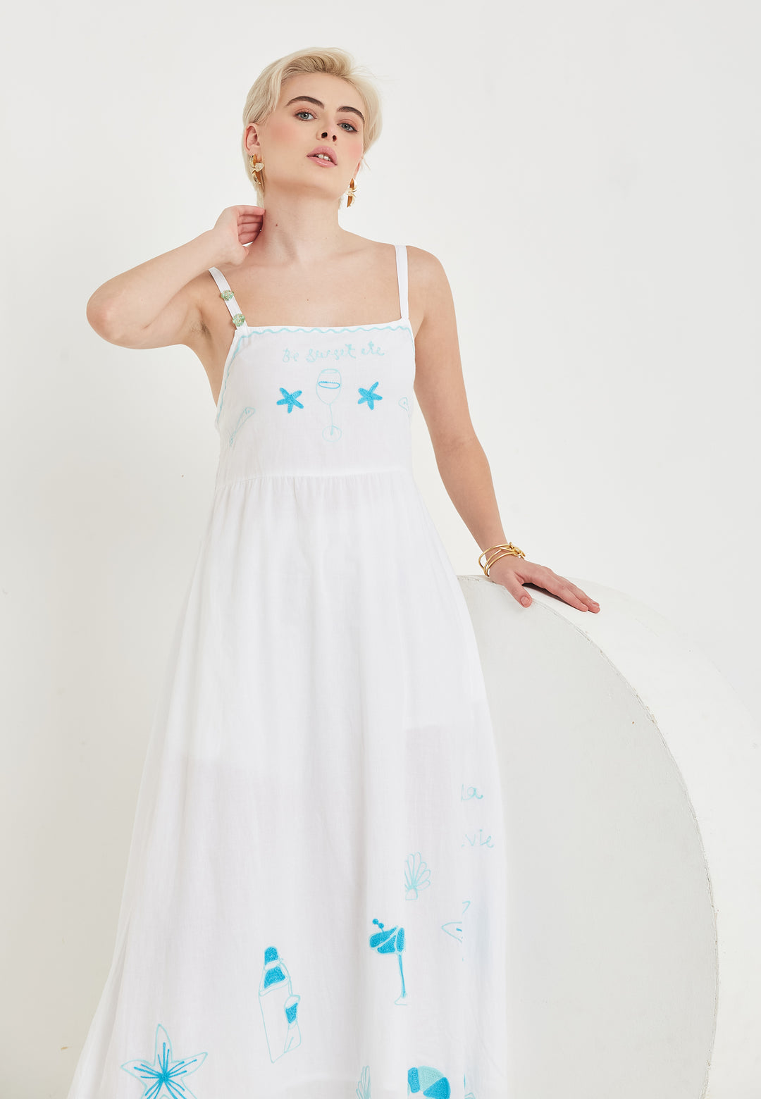 Vita White Dress