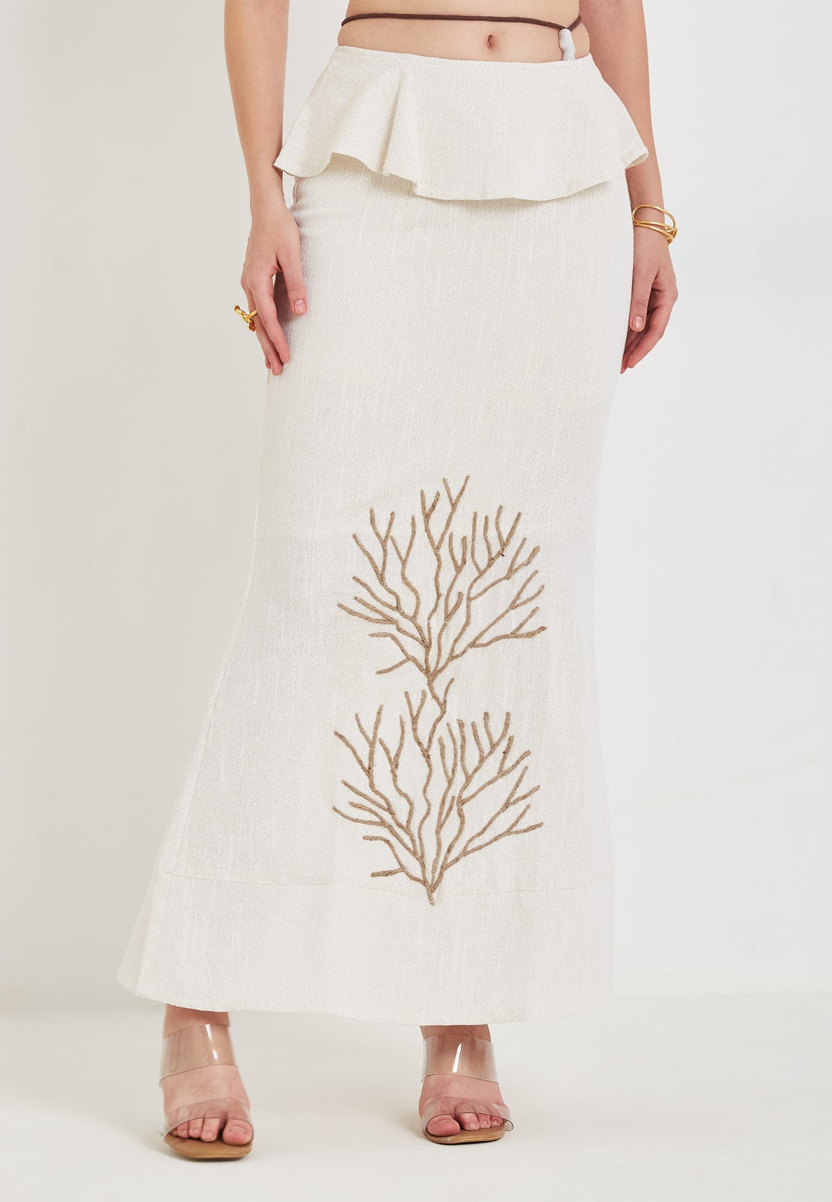Falda riviera blanca