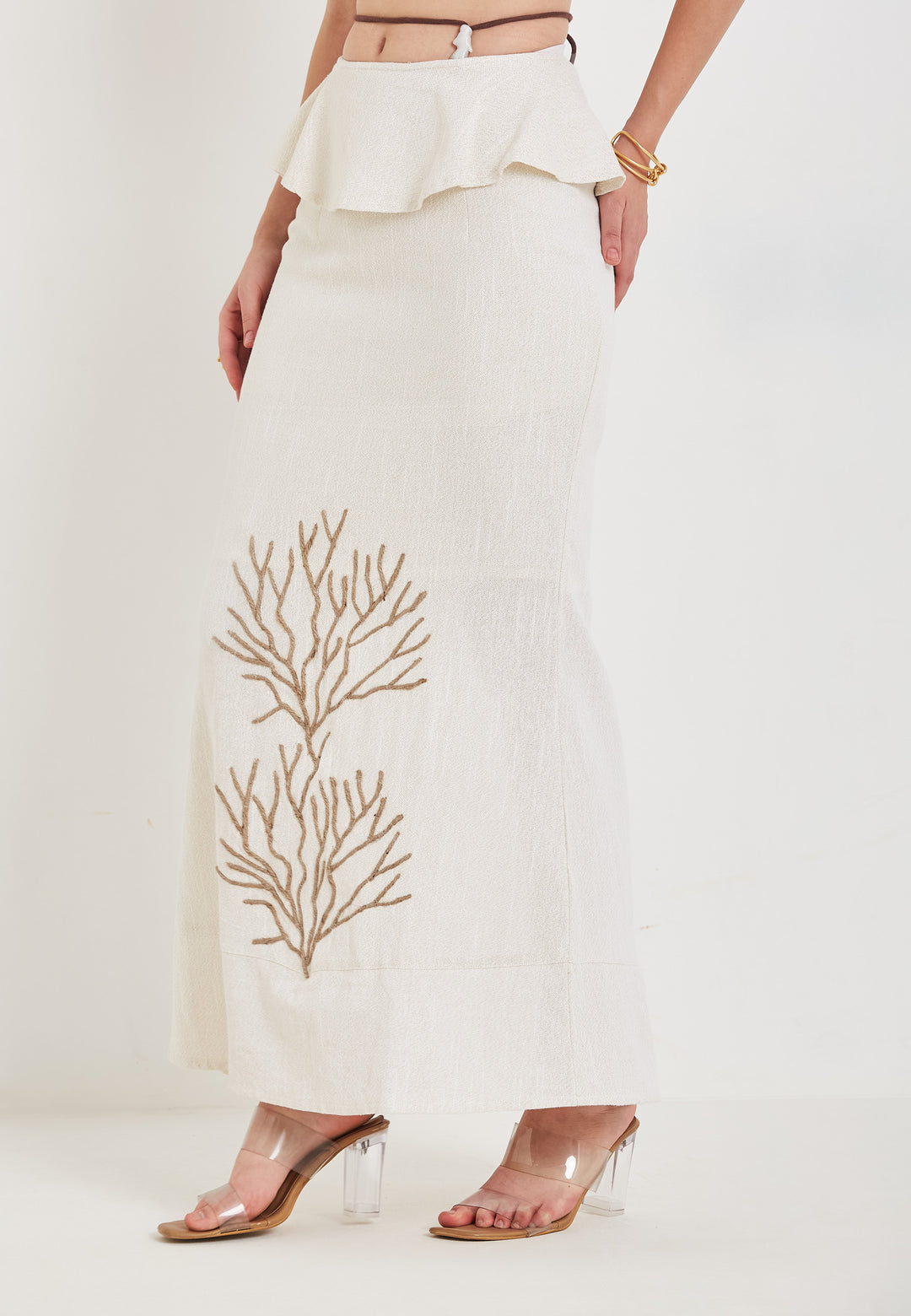 Riviera White Skirt