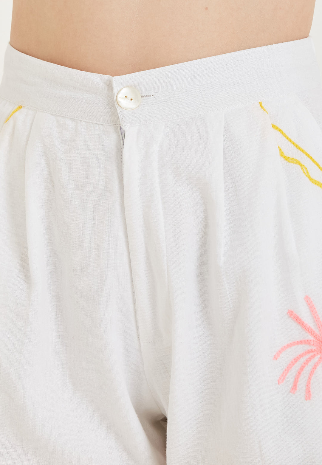 Mediterraneo White Shorts