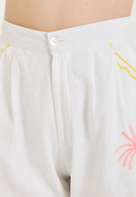 Load image into Gallery viewer, Mediterraneo White Shorts
