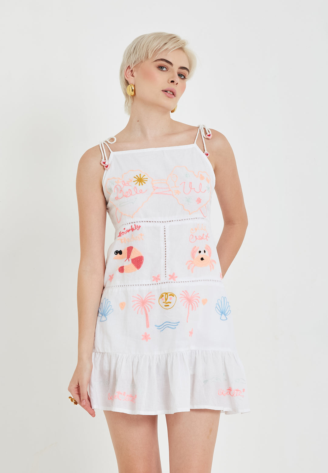 Mareblu White Dress