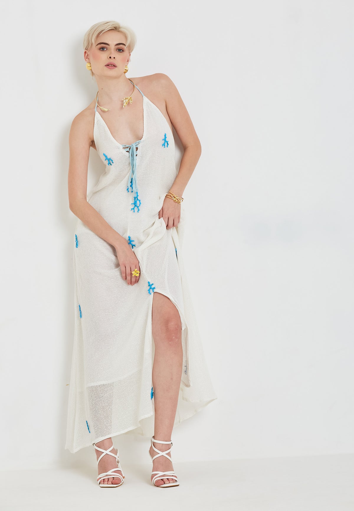 Athens white dress